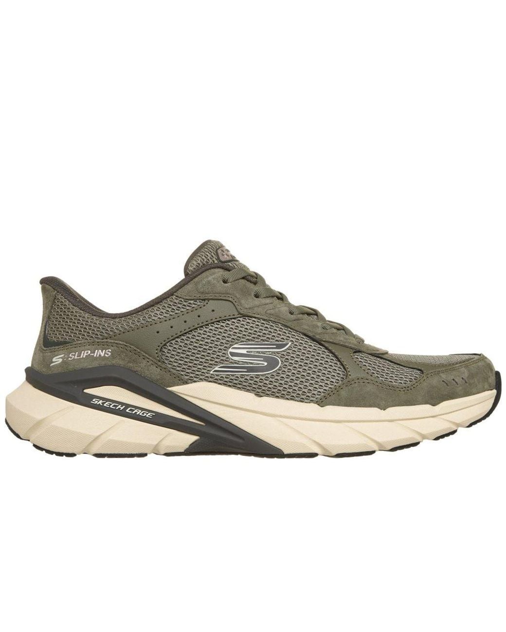 Skechers Gray Skech Cage Lexon Trainers for men