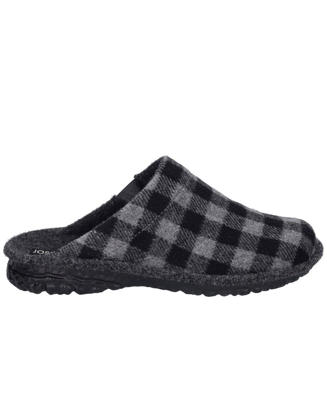 Josef Seibel Black Toulouse 03 Slippers for men