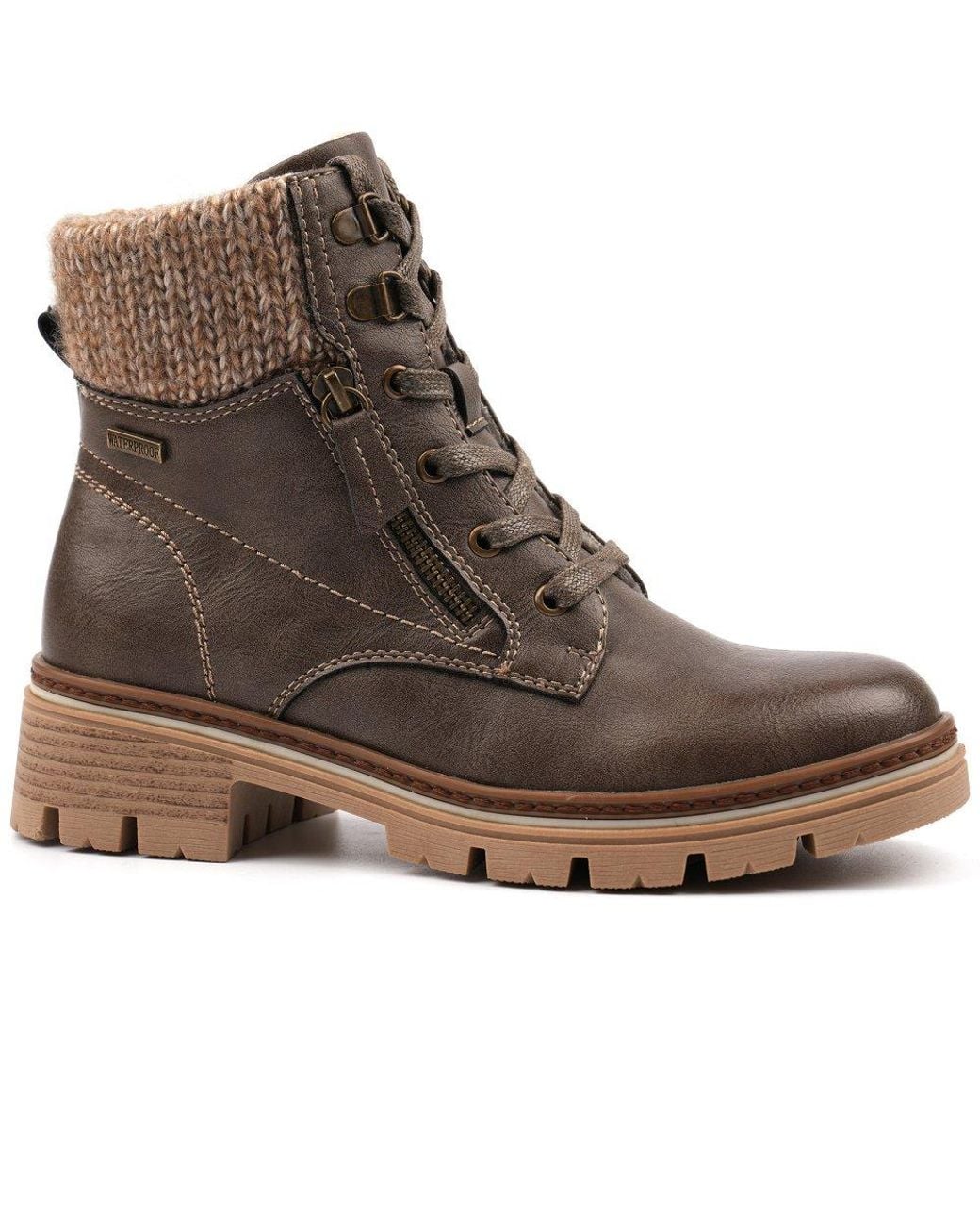 Lunar Brown Chantelle Ankle Boots