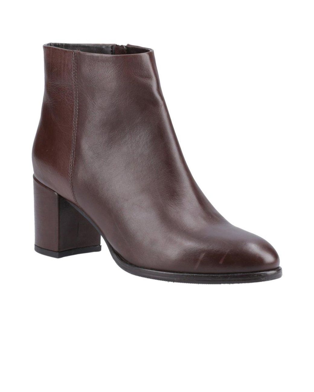 Hush Puppies Brown Claridy Ankle Boots
