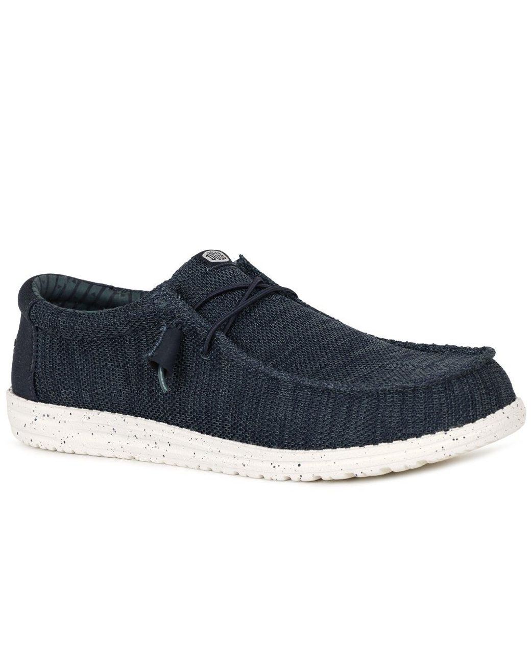 HeyDude Blue Wally Stretch Shoes for men
