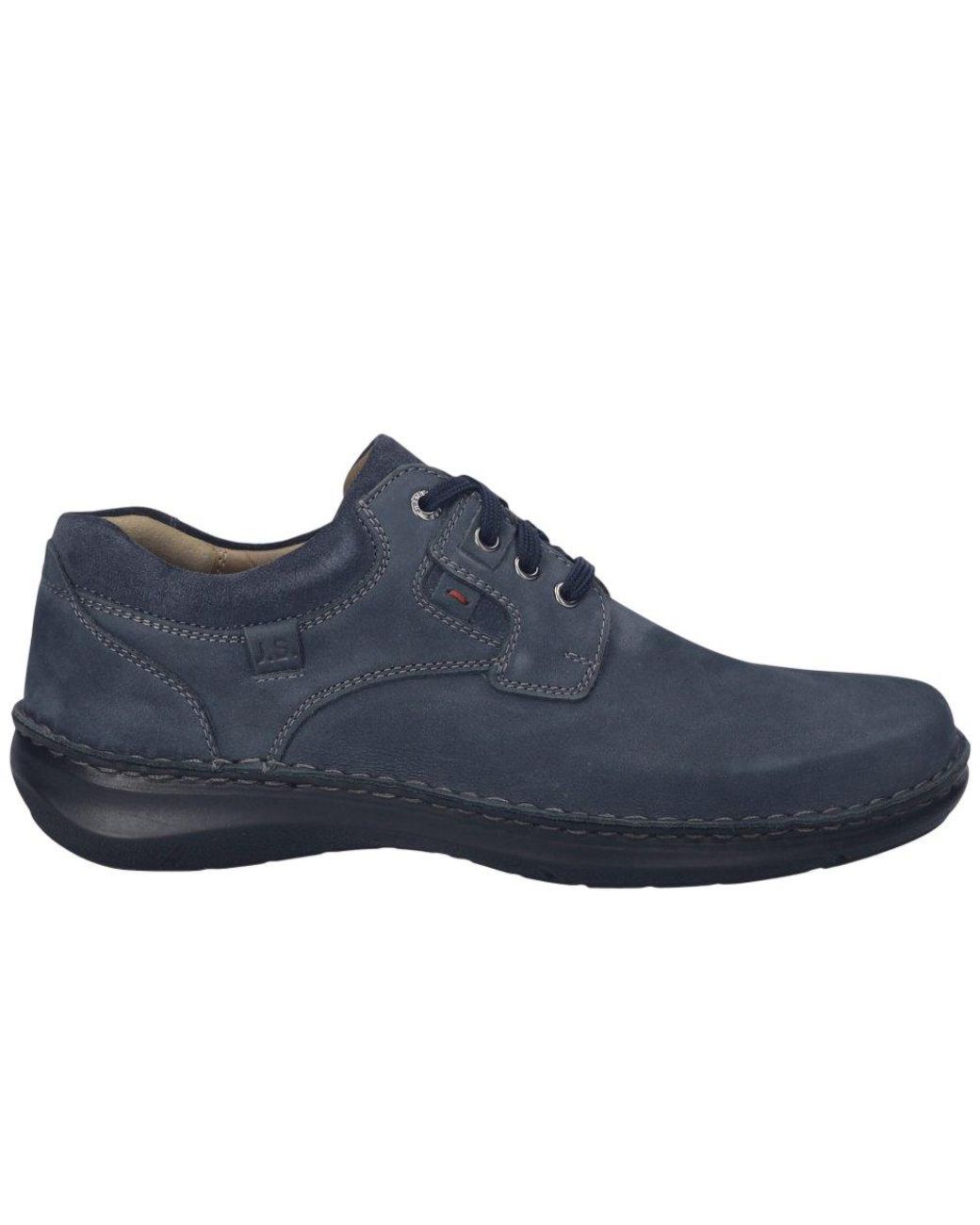 Josef Seibel Blue New Anvers 36 Wide Fit Shoes for men