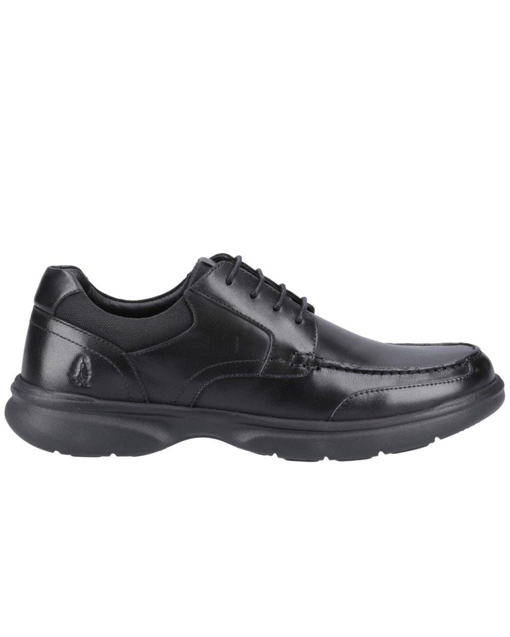 Hush Puppies Black Hugh Shoes for men