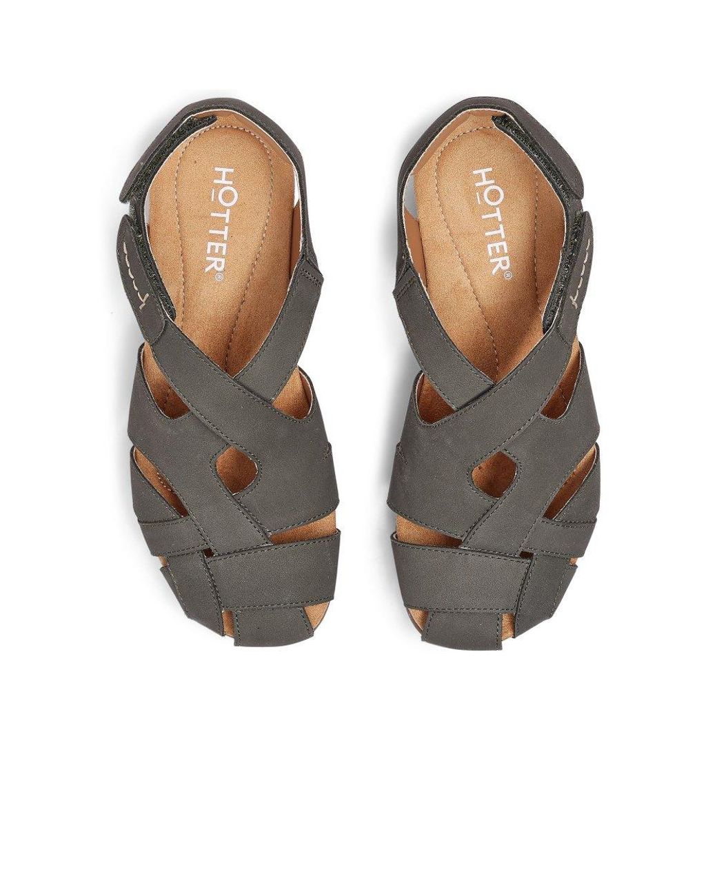 Hotter Gray Carpa Sandals