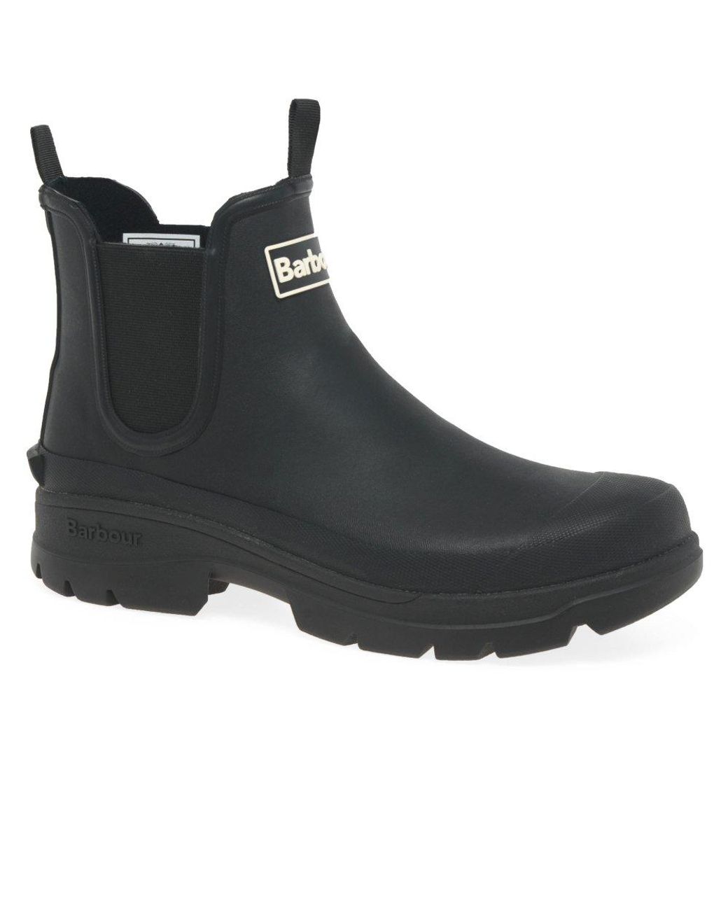 Barbour Black Nimbus Wellingtons for men