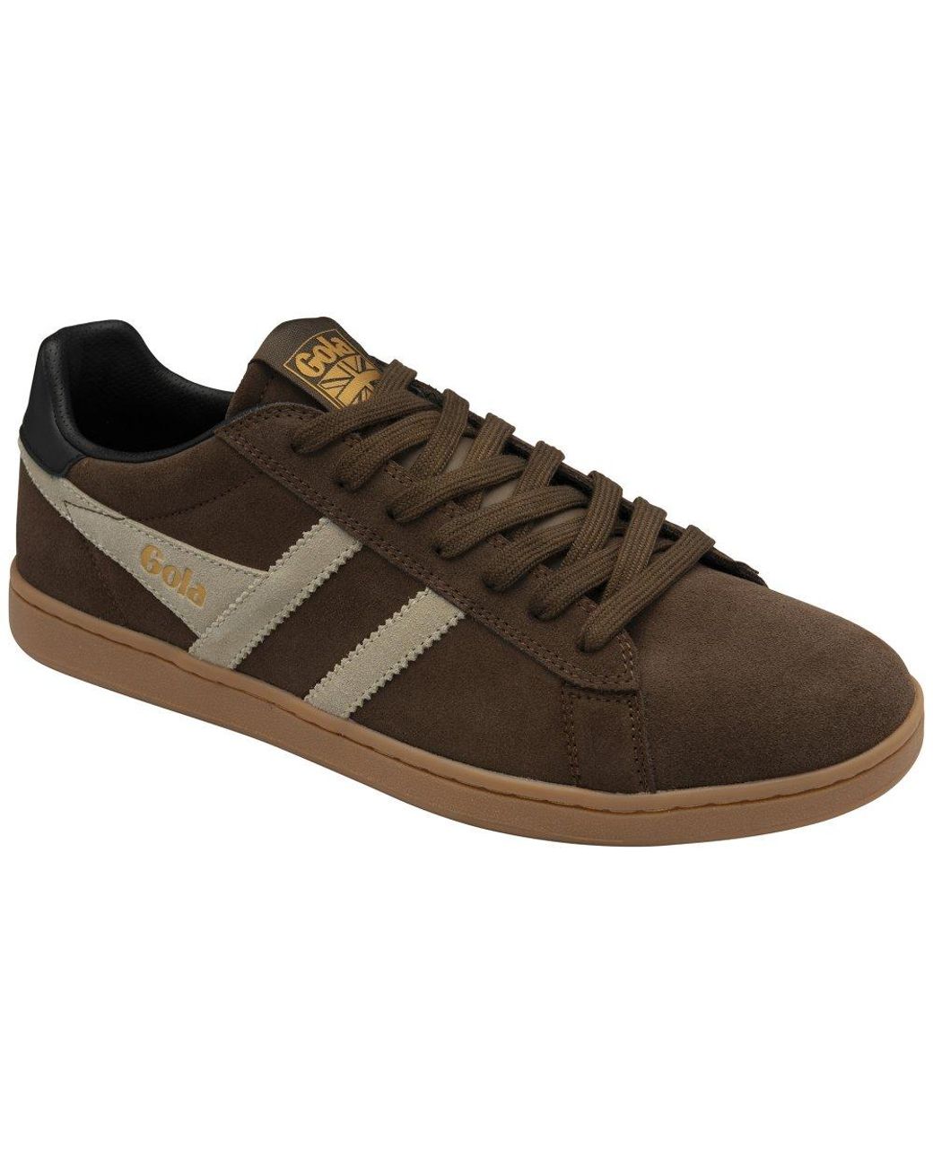 Gola Brown Equipe Ii Suede Trainers for men