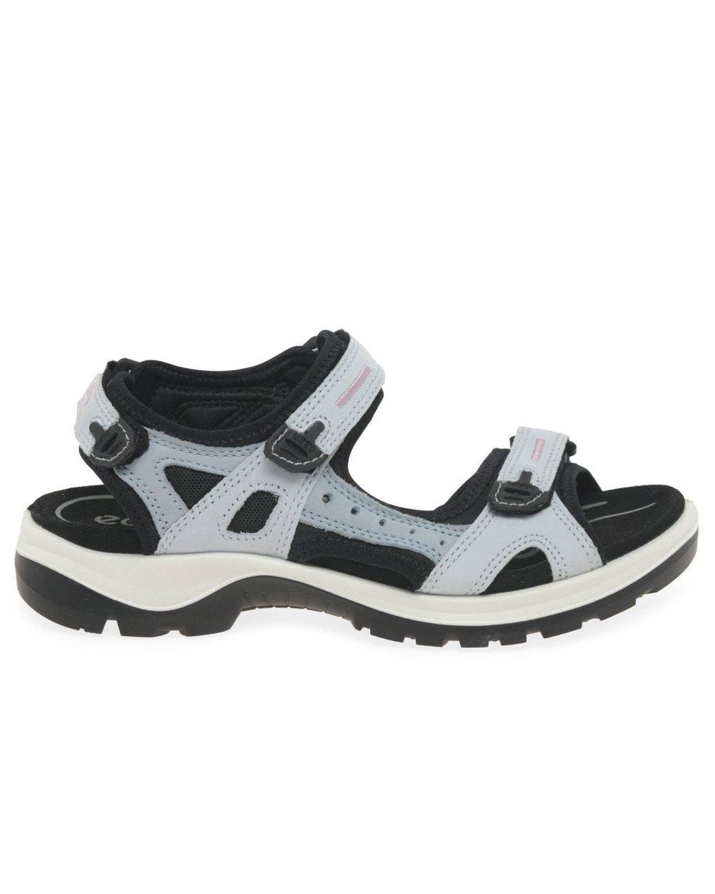 Ecco Multicolor Kids Yucatan 3-strap Sandal Size 7. 5 Leather Violet Ice Metallic