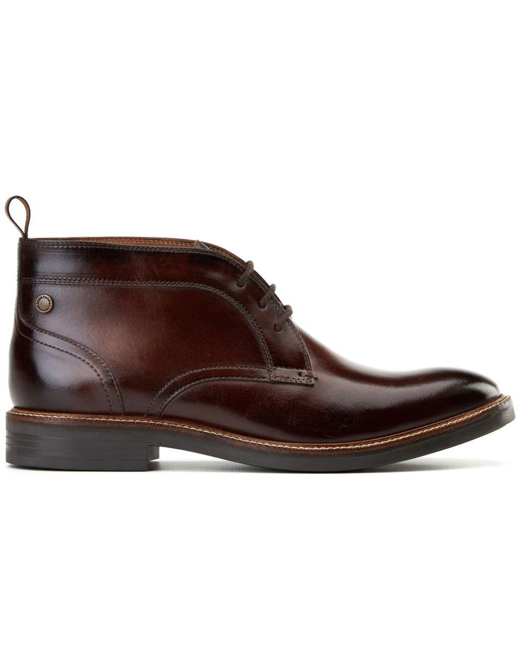Base London Brown Lincoln Chukka Boots for men