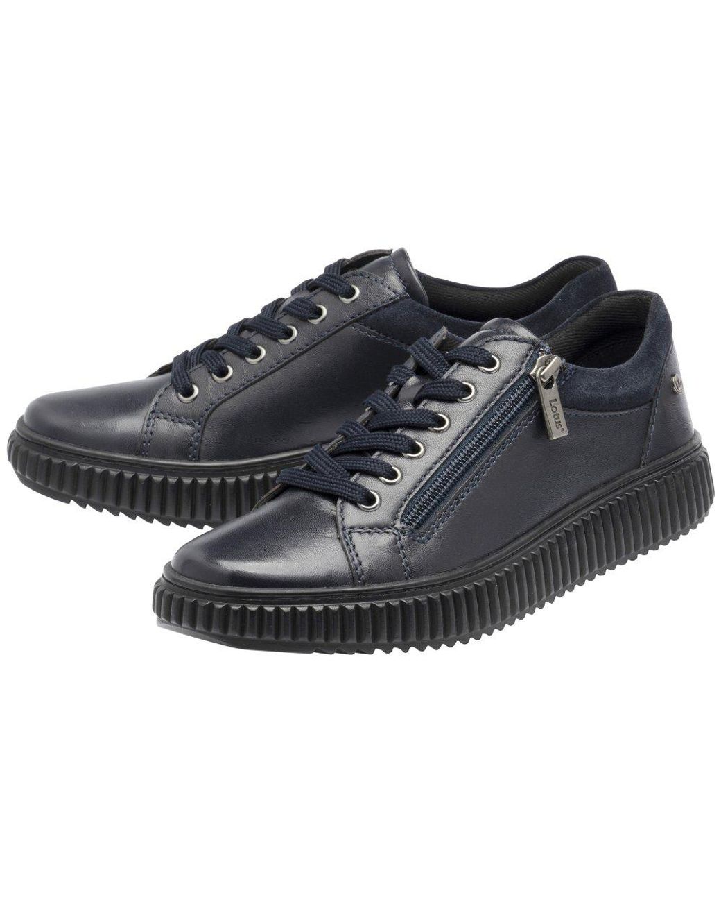 Lotus Black Juna Trainers