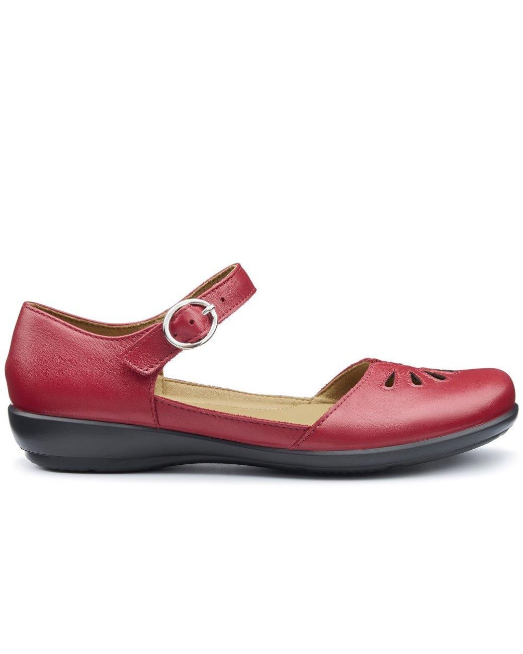 Hotter Pink Eloise Wide Fit Mary Jane Shoes
