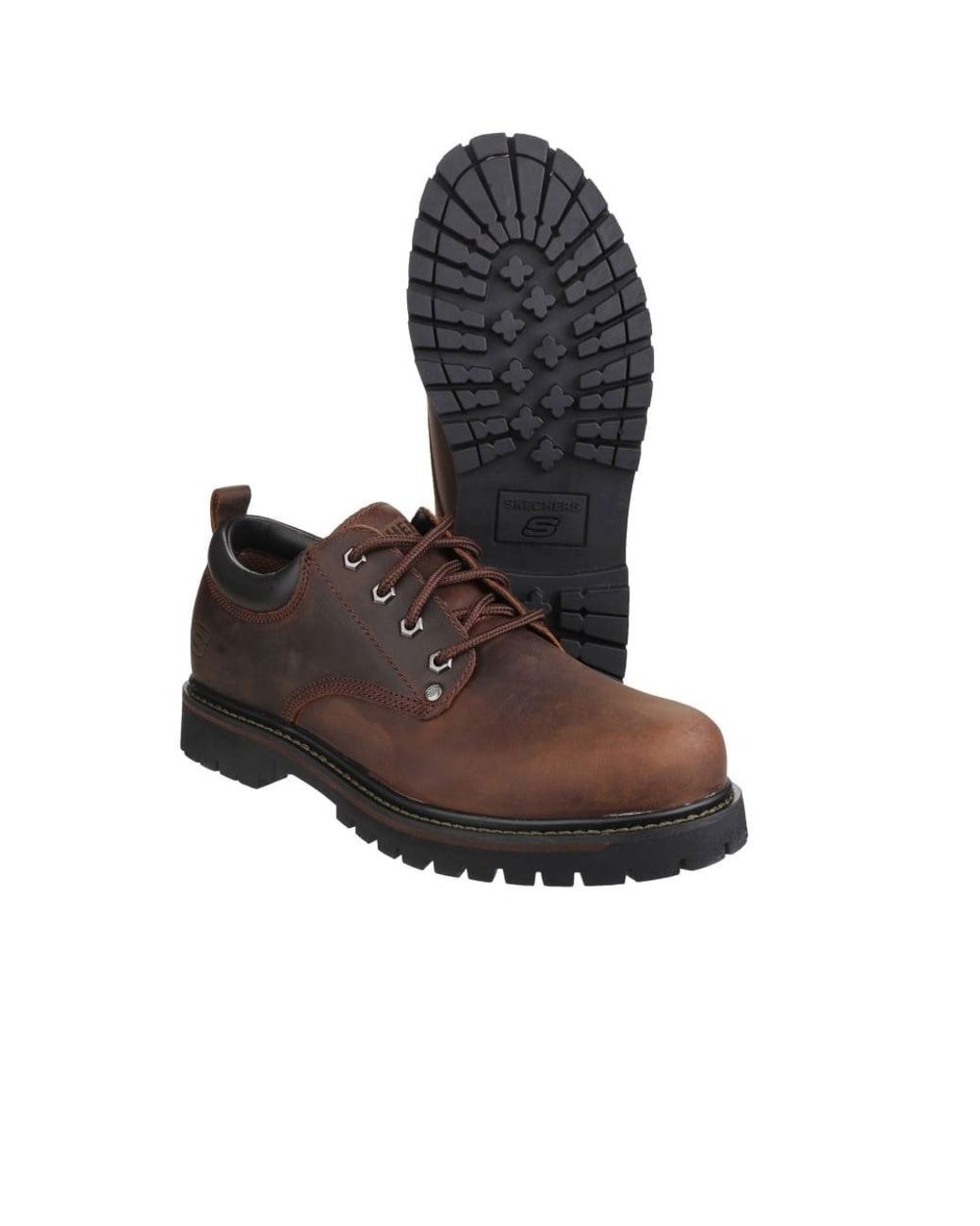 Skechers Leather Tom Cats Lace Up Shoes in Brown for Men | Lyst Australia