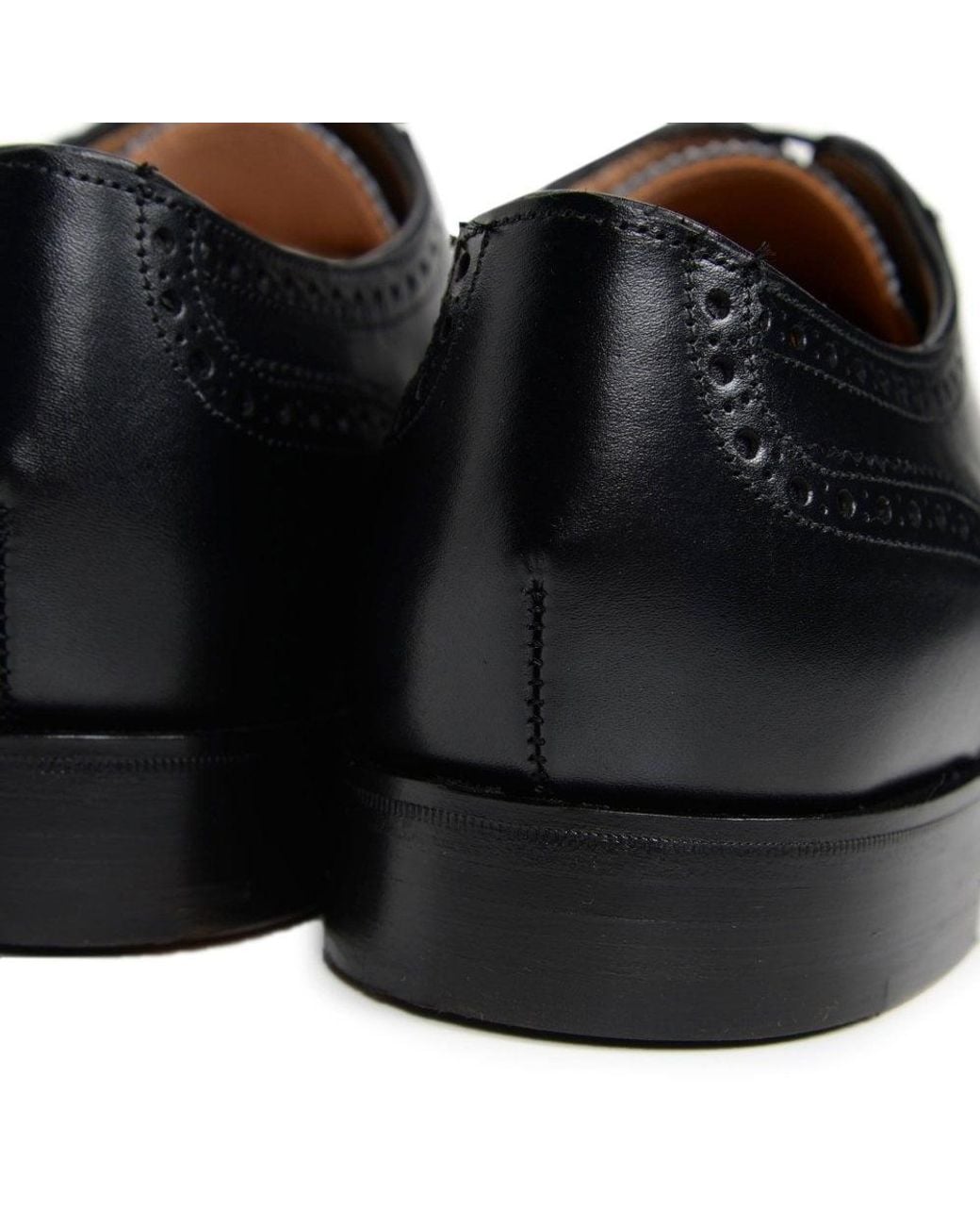 Cheaney Black Fenchurch Oxford Shoes for men