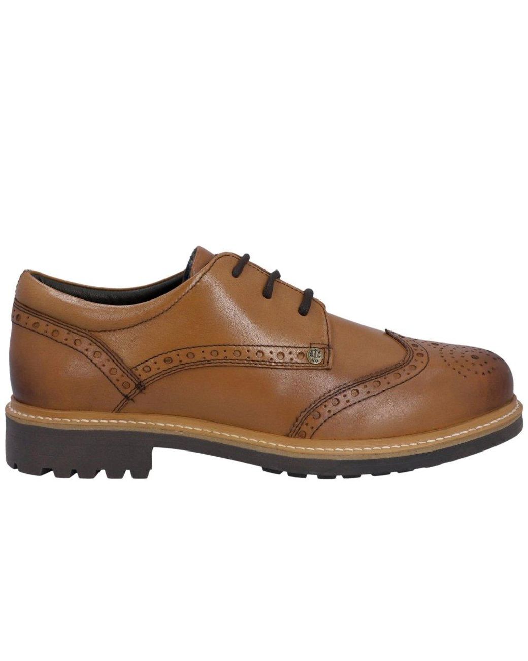 Hunter Brown Cawdor Brogue Gibson Shoes for men