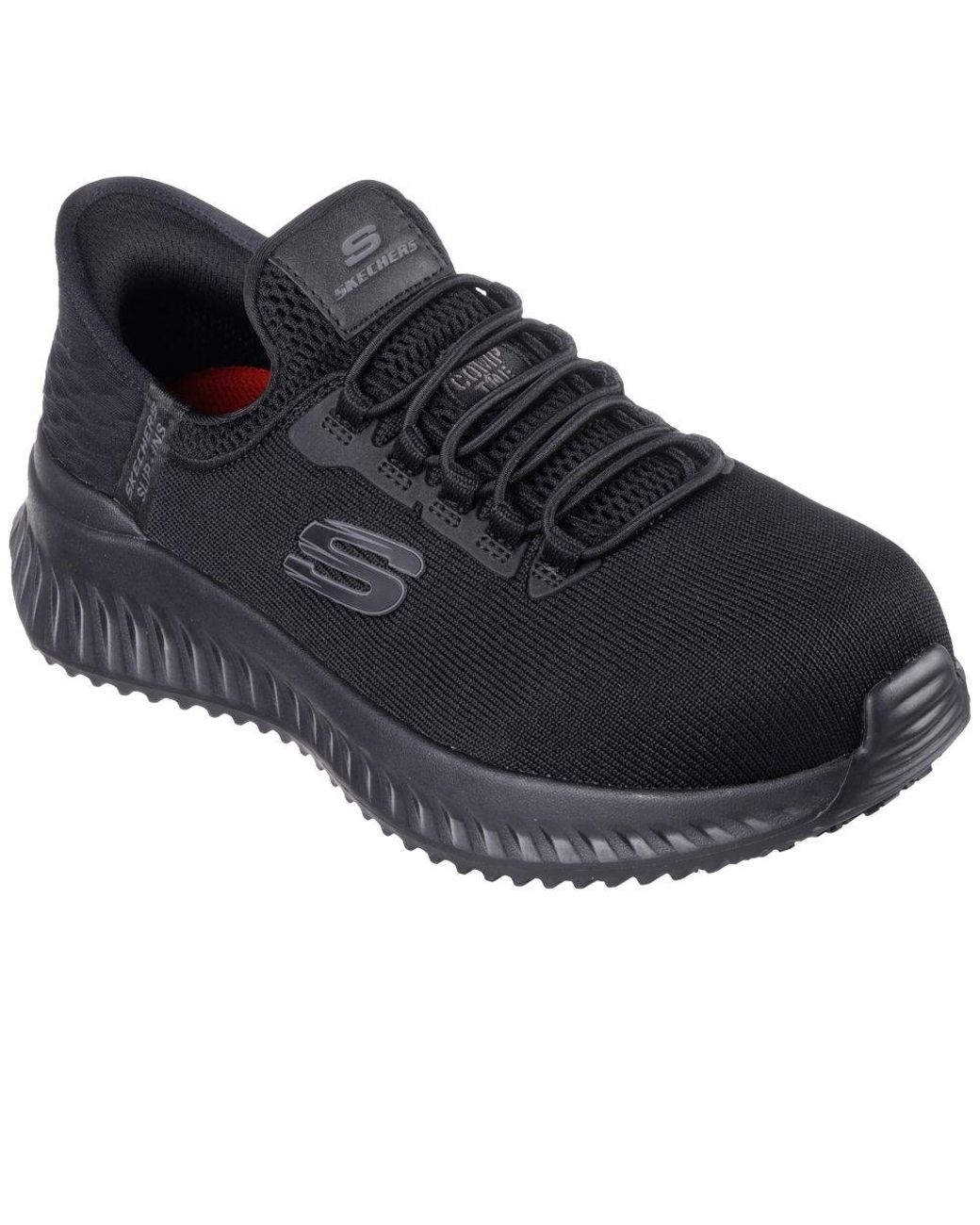 Skechers Black Ombray Safety Trainers Shoe