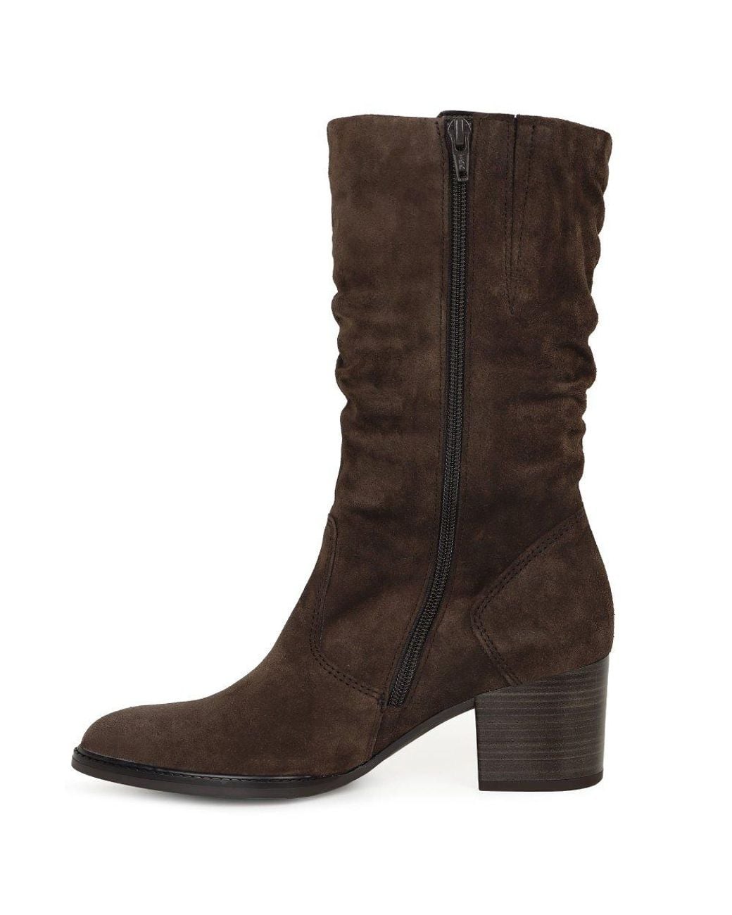 Gabor Brown Ramona Calf-Length Boots