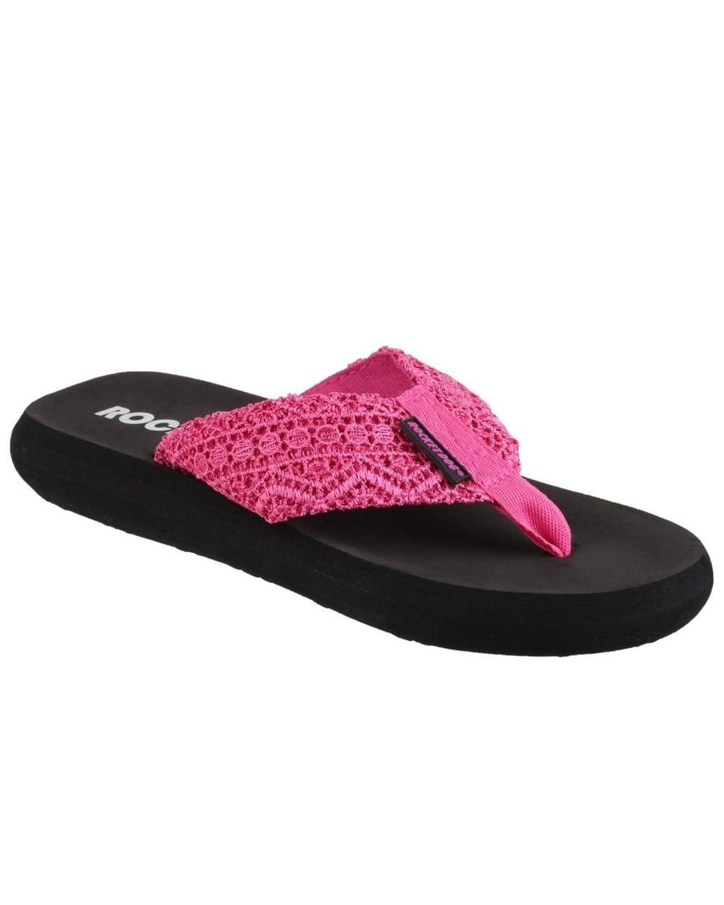 Rocket Dog Pink Spotlight Casual Toe Post Sandals
