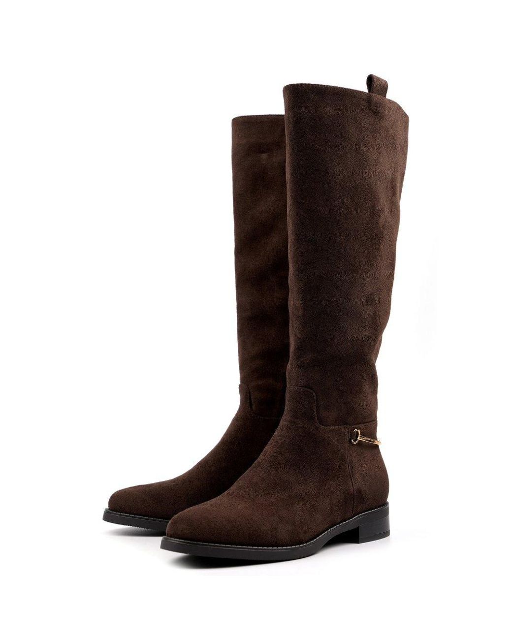 Lunar Brown Kesha Knee High Boots