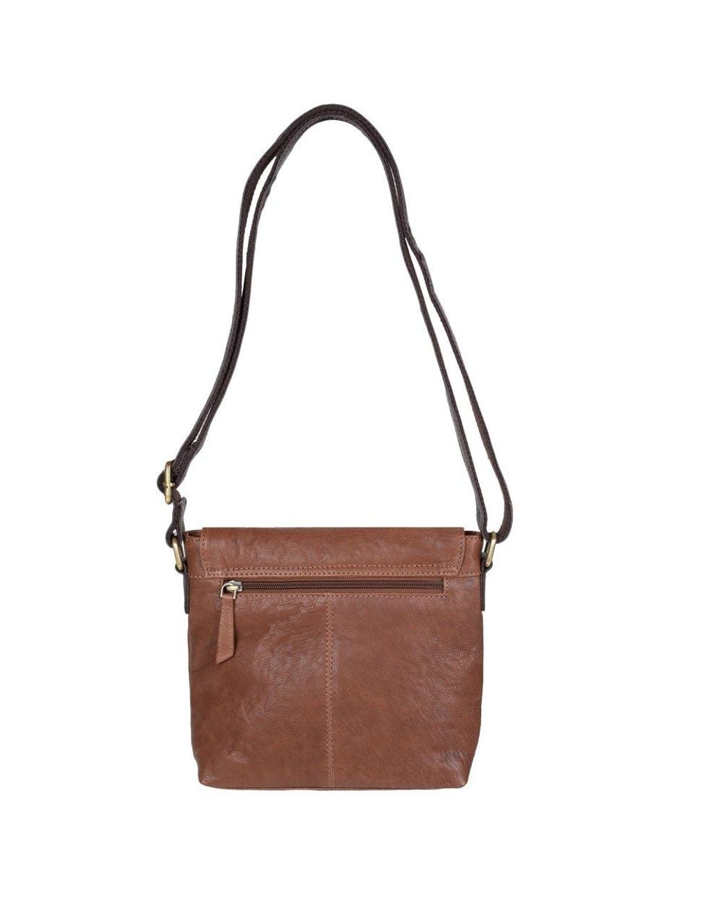 Lakeland Leather Brown Hartsop Medium Messenger Bag