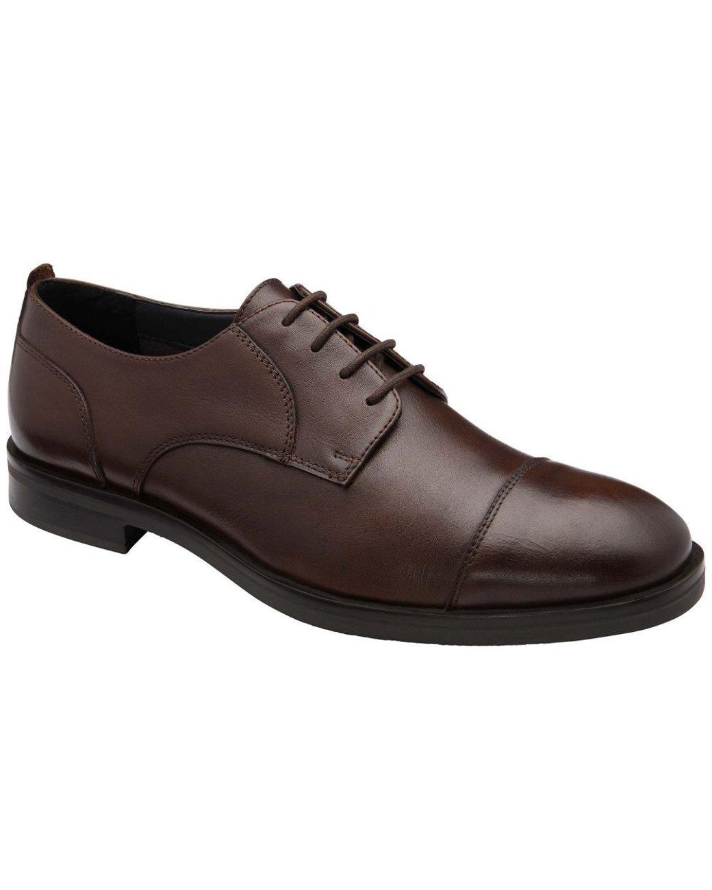 Frank Wright Brown Keetley Derby Shoes for men