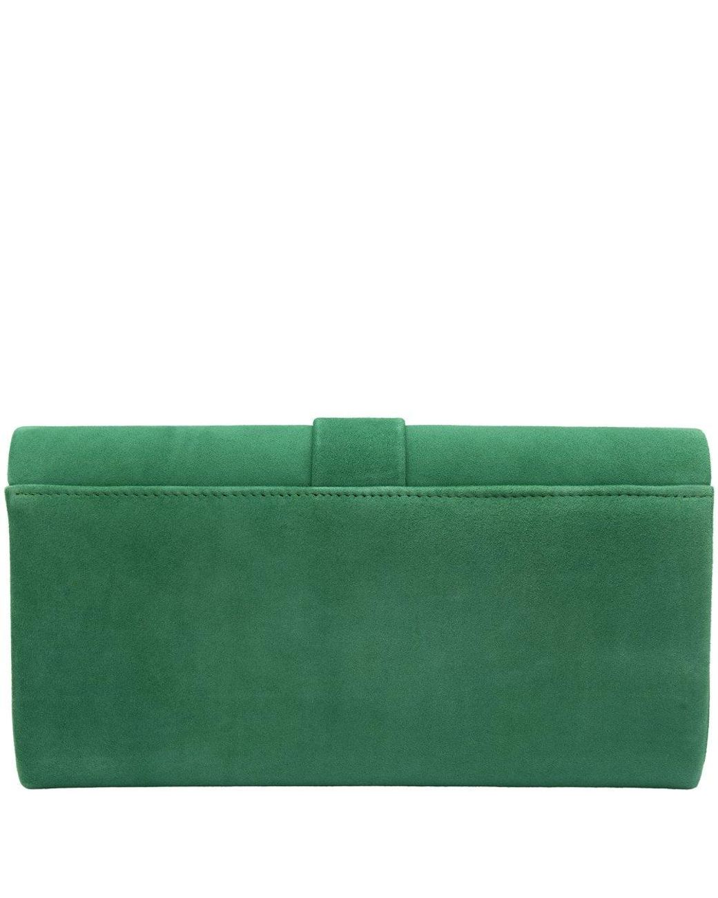 Lotus Green Aletta Clutch Bag