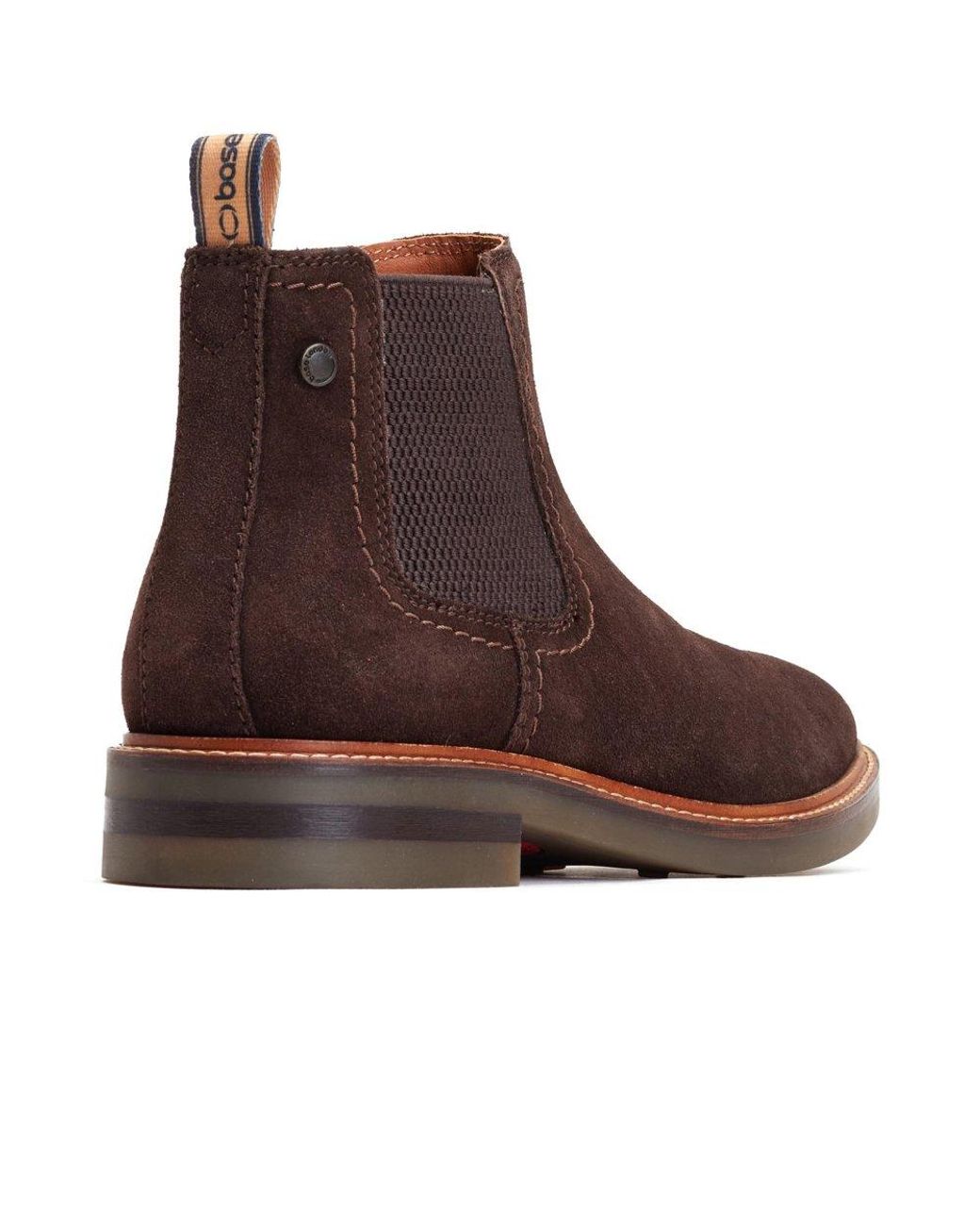 Base London Brown Portland Chelsea Boots for men
