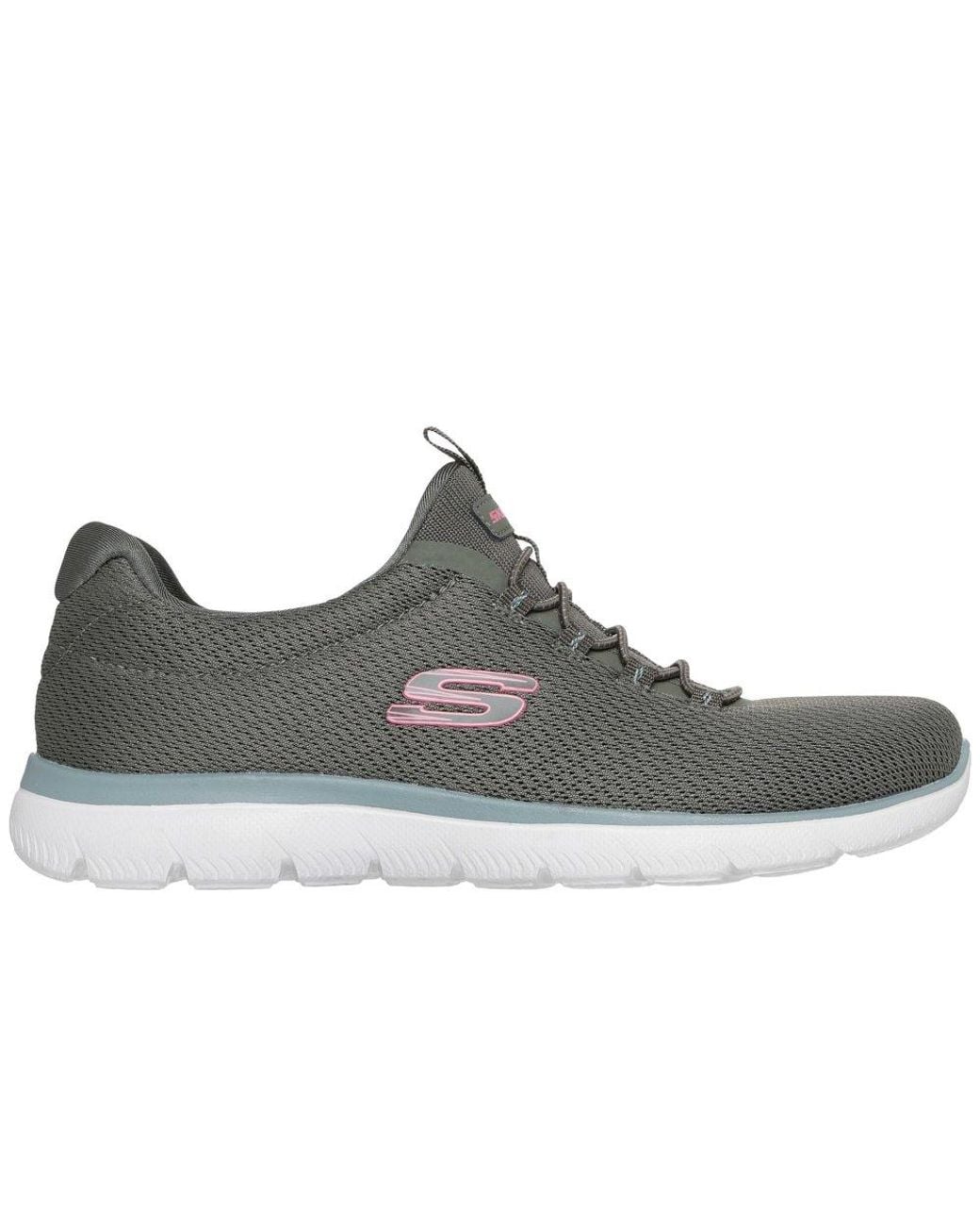 Skechers Gray Summits Summer Blush Trainers