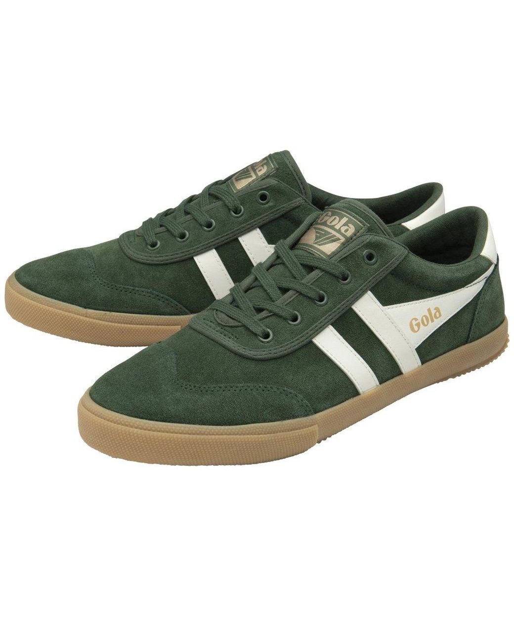 Gola Green Badminton Suede Trainers for men
