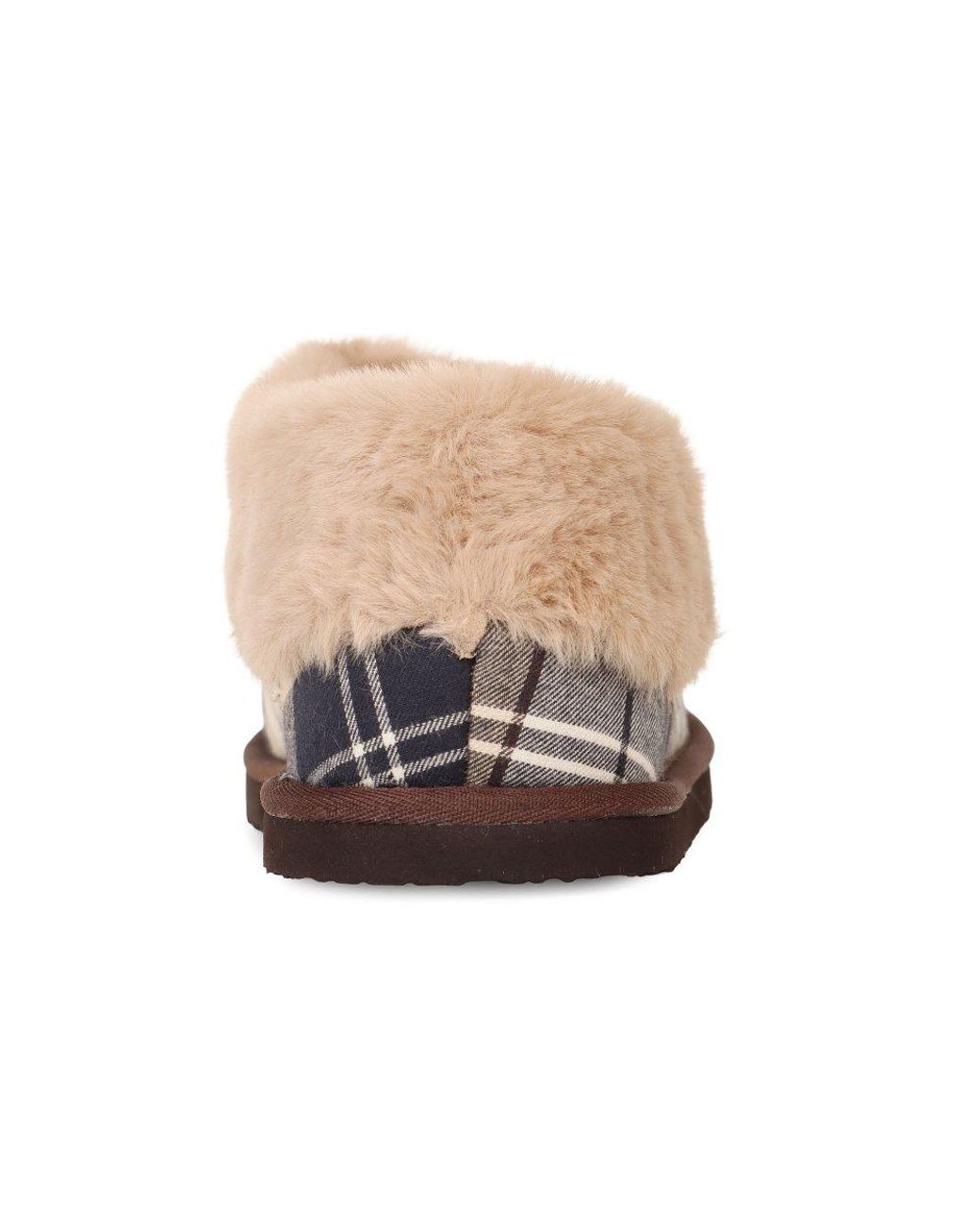 Barbour Pink Eloise Tartan Bootie Slippers