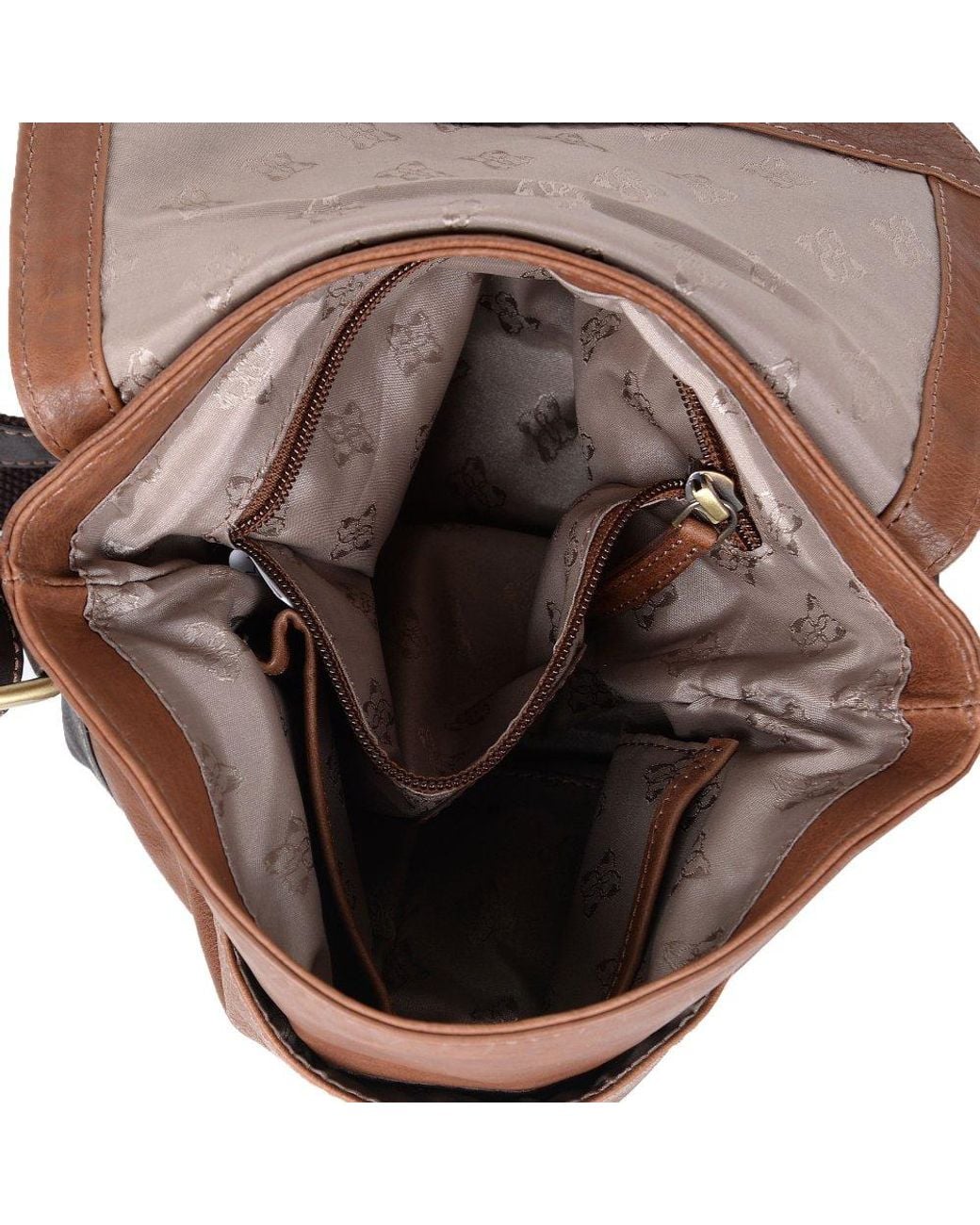 Lakeland Leather Brown Hartsop Medium Messenger Bag