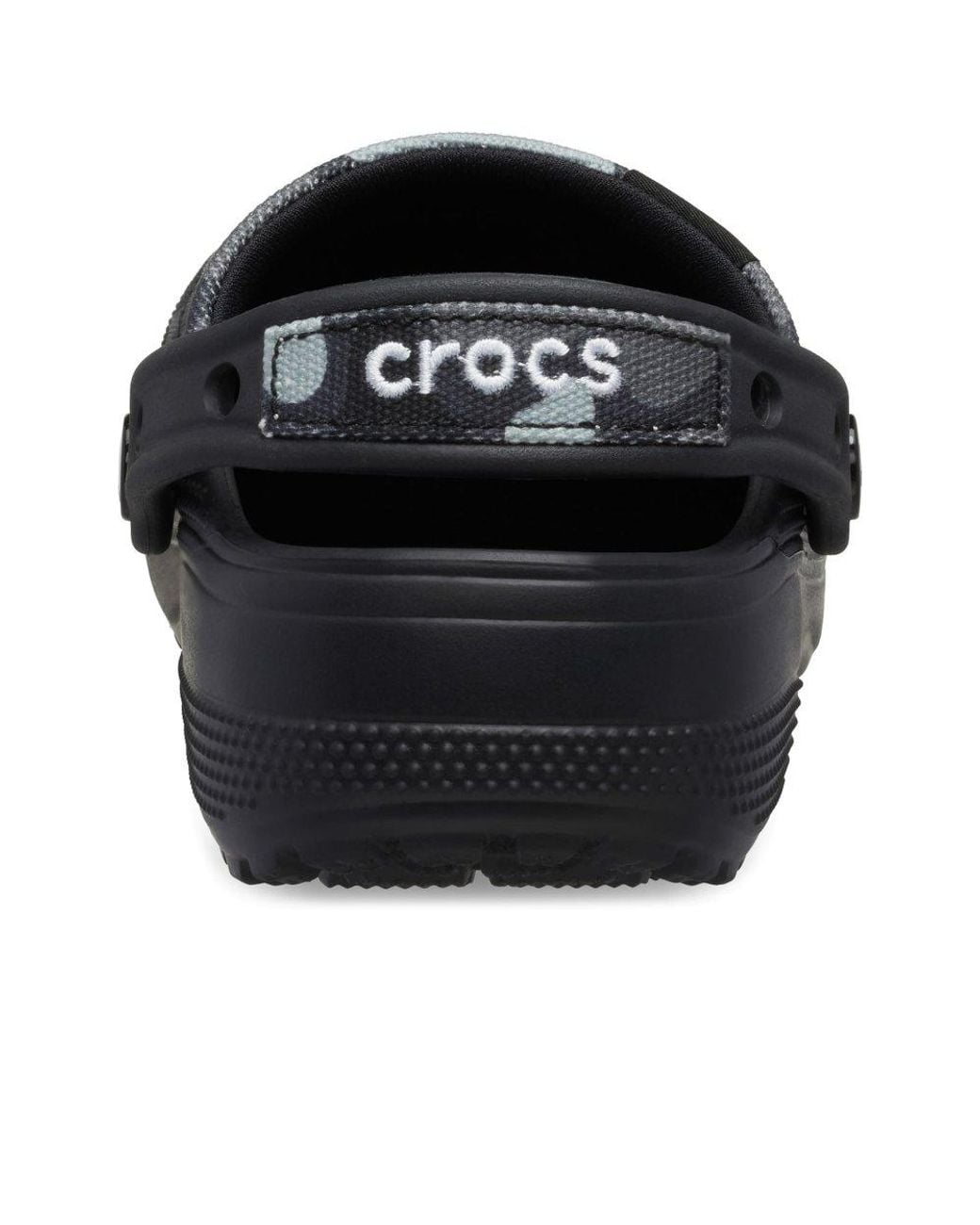 CROCSTM Black Classic Crafted Camo Clogs for men