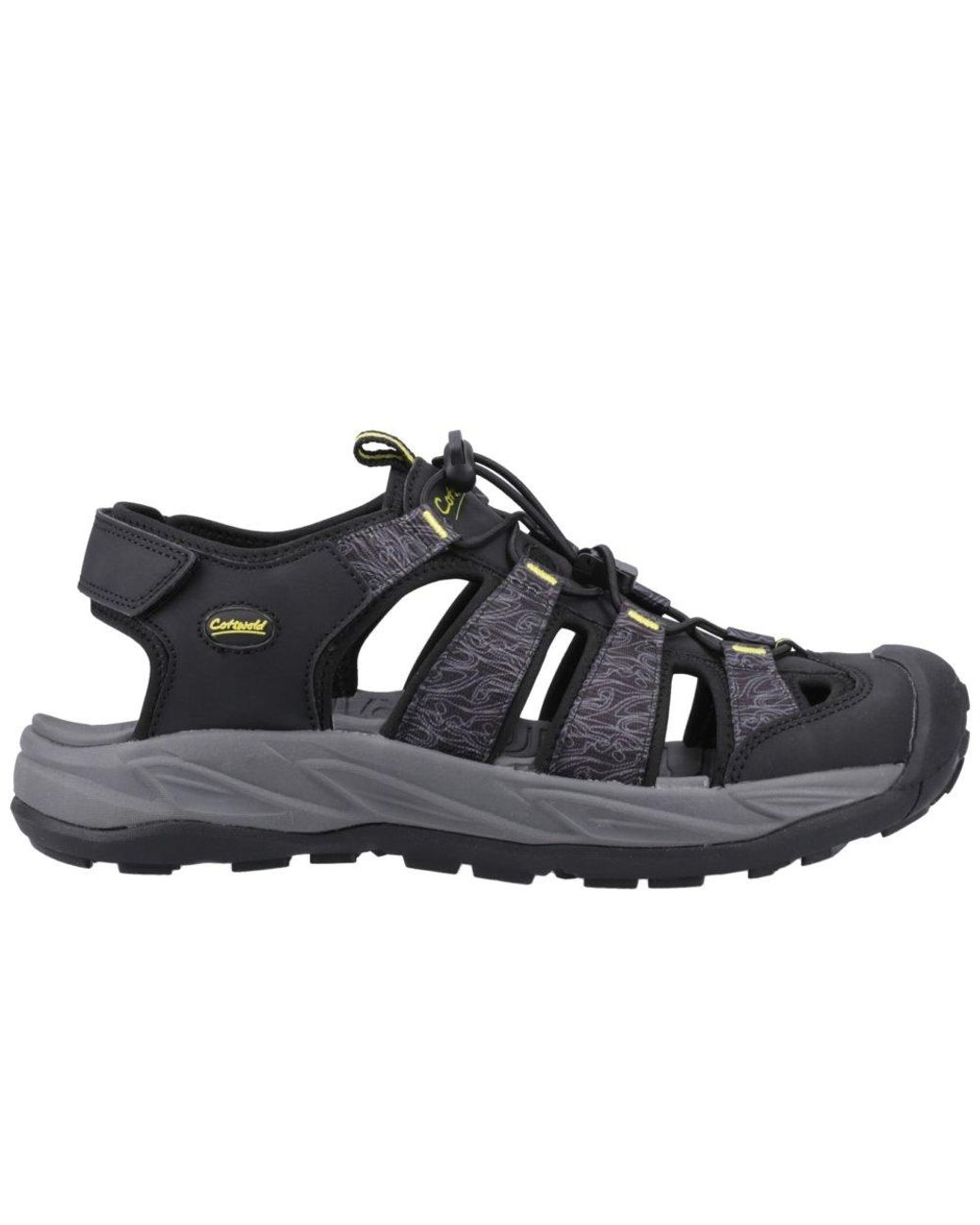 Cotswold Black Minster Sandals for men