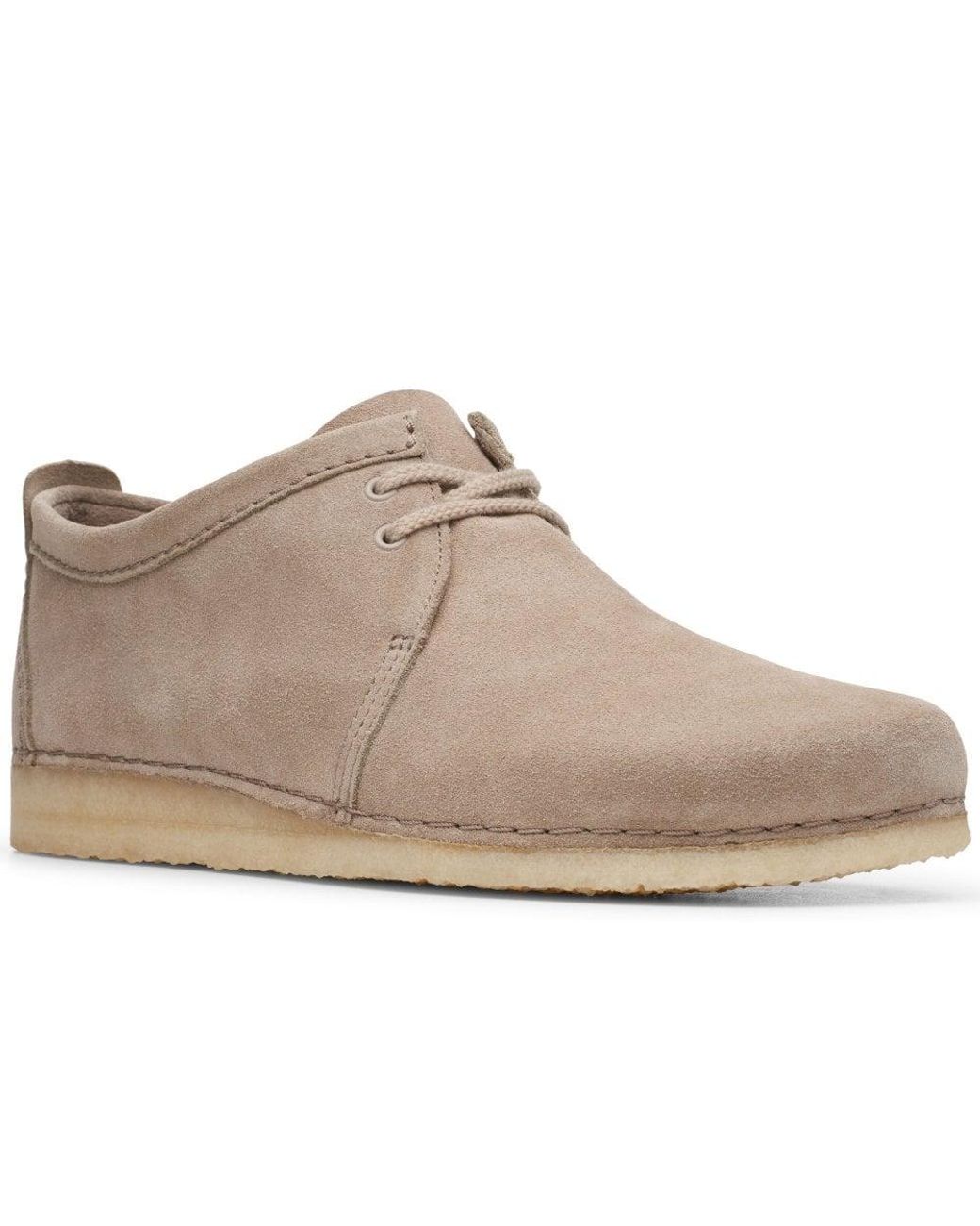 Clarks Ashton Mens Desert Shoes in Natural for Men | Lyst UK