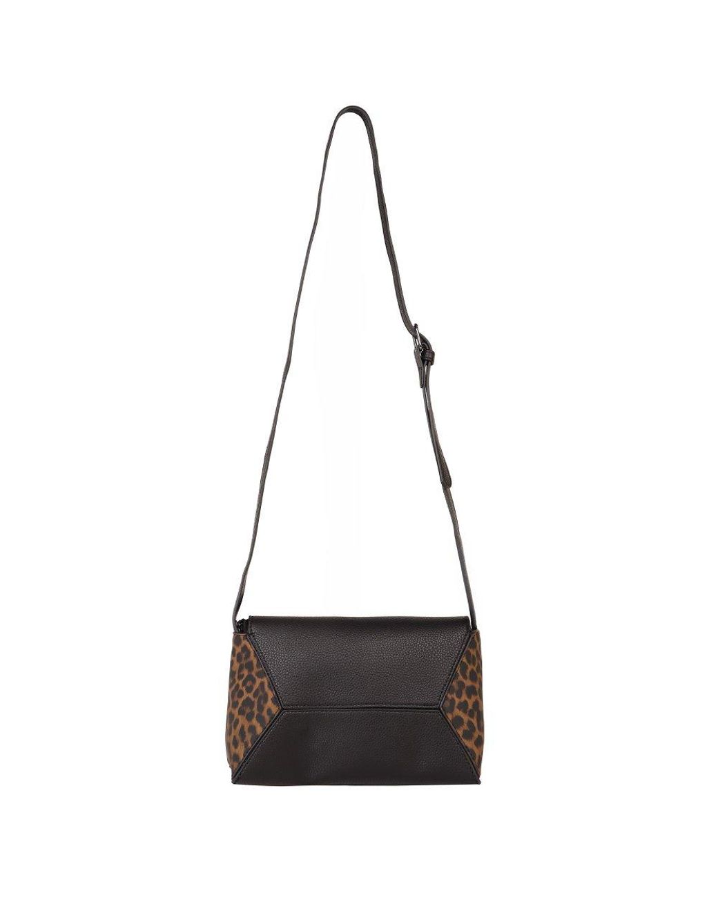 Remonte Black Shetland Messenger Bag