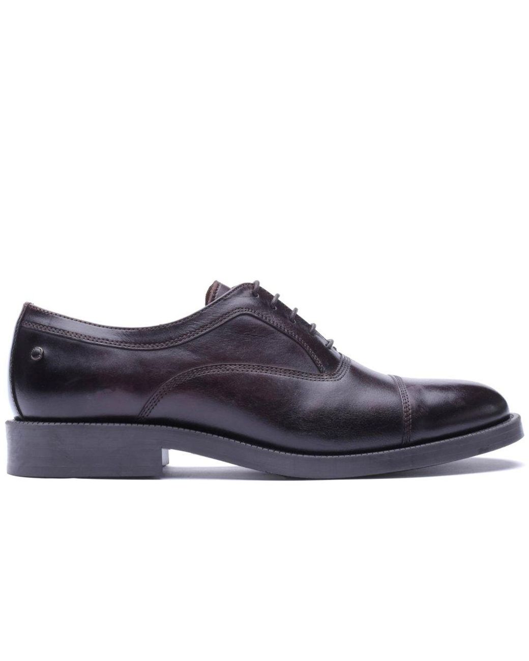 Base London Blue Roma Toe Cap Shoes for men