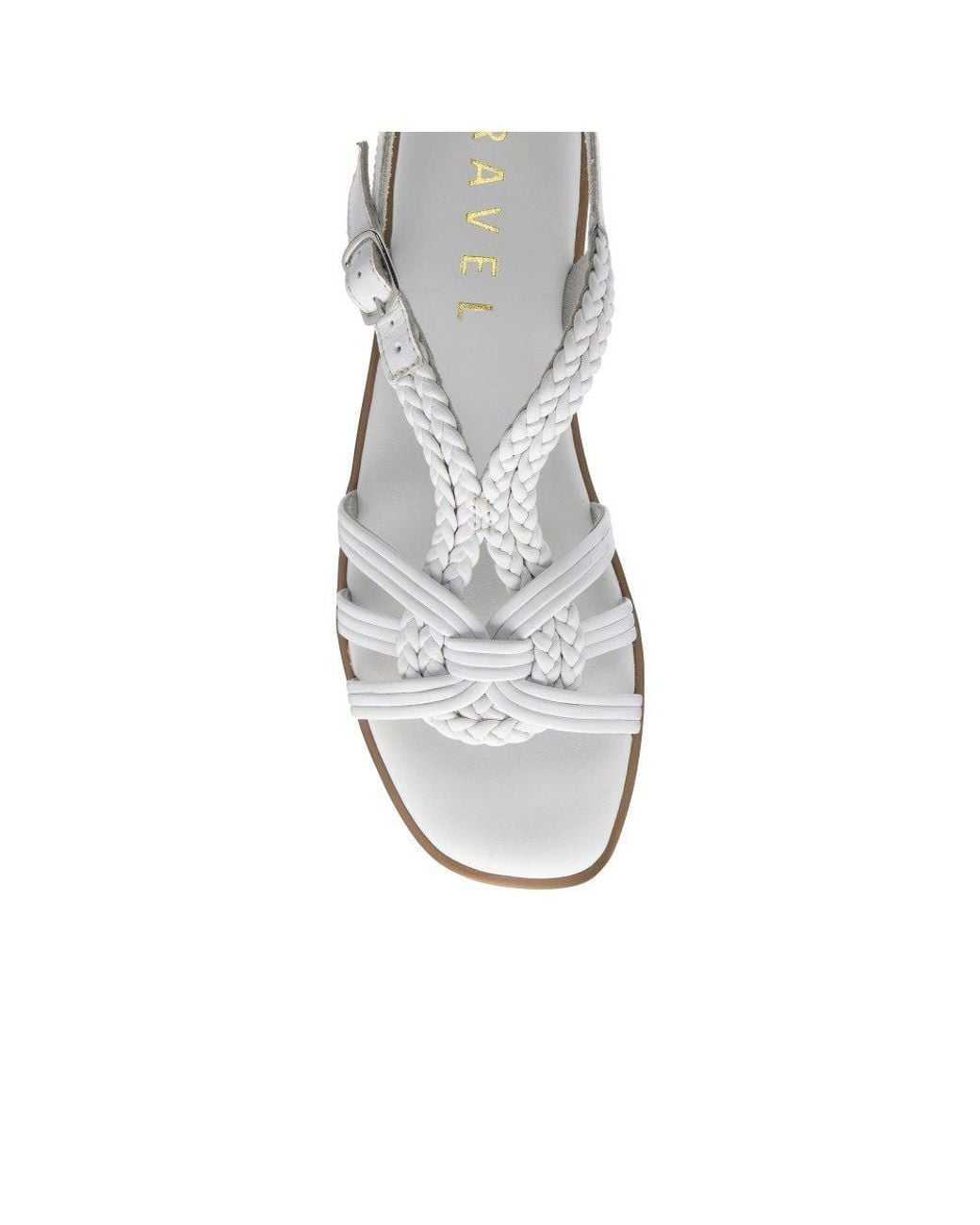 Ravel White Danby Sandals