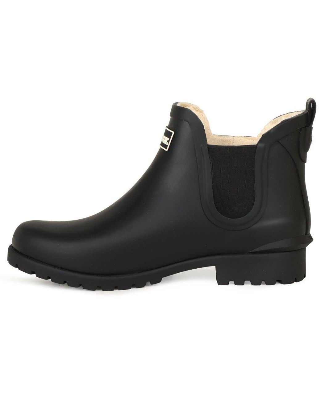 Barbour Black Kirkton Ankle Wellingtons
