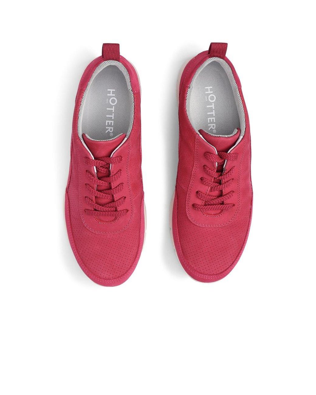 Hotter Red Gravity Ii Wide Fit Trainers