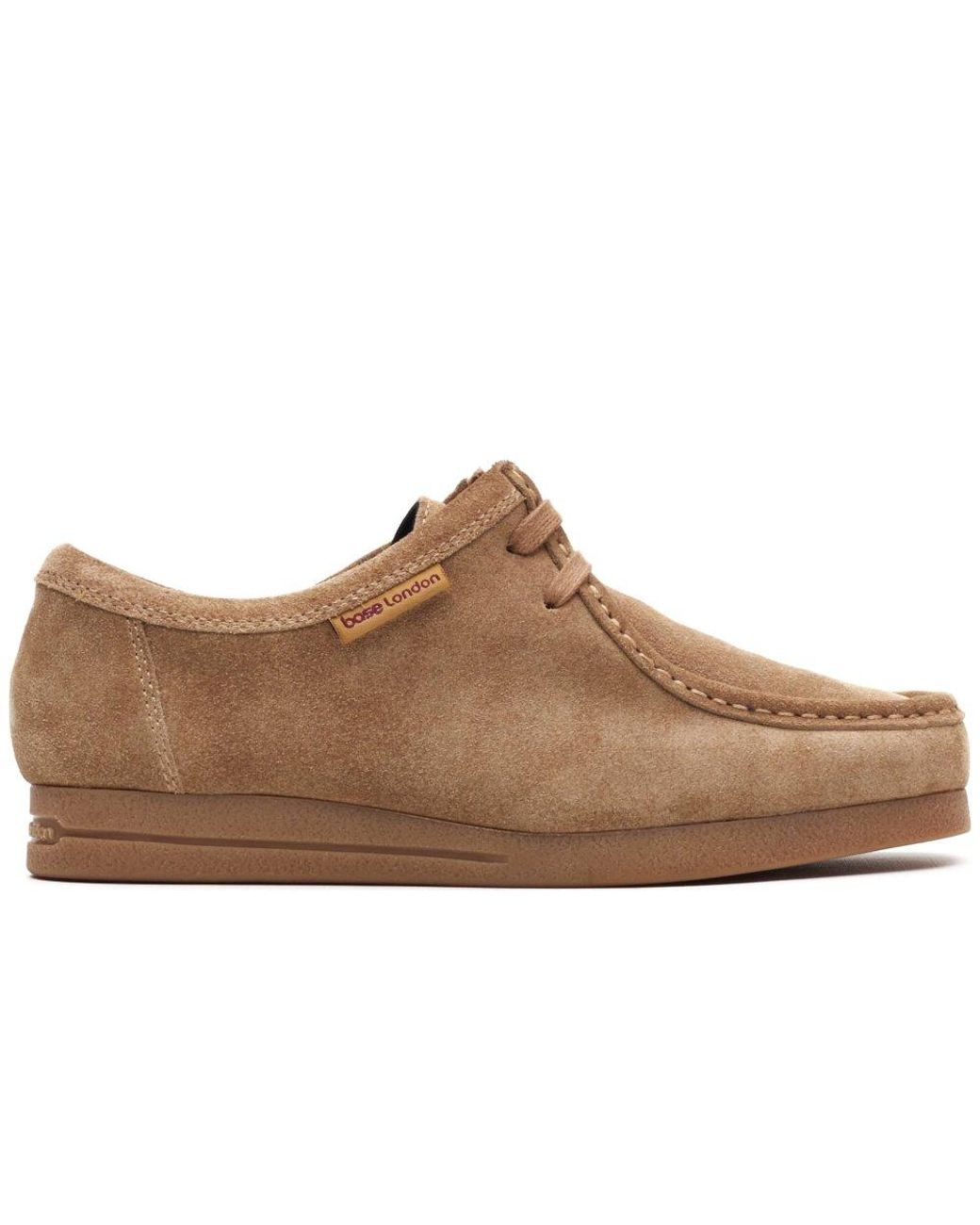 Base London Brown Koko Wallabe Shoes for men