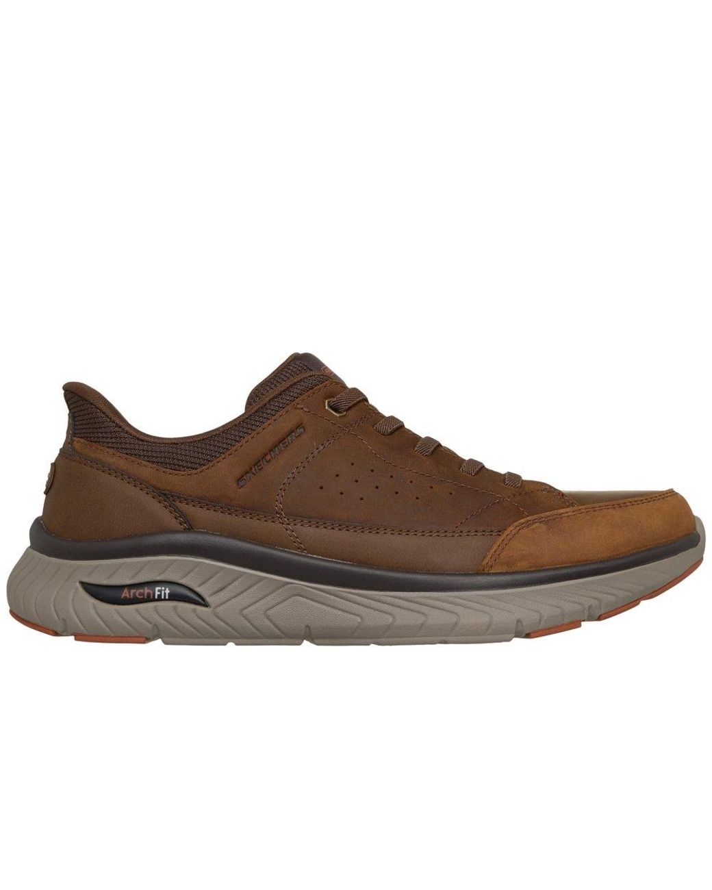 Skechers Brown Arch Fit Crosser Felix Trainers for men