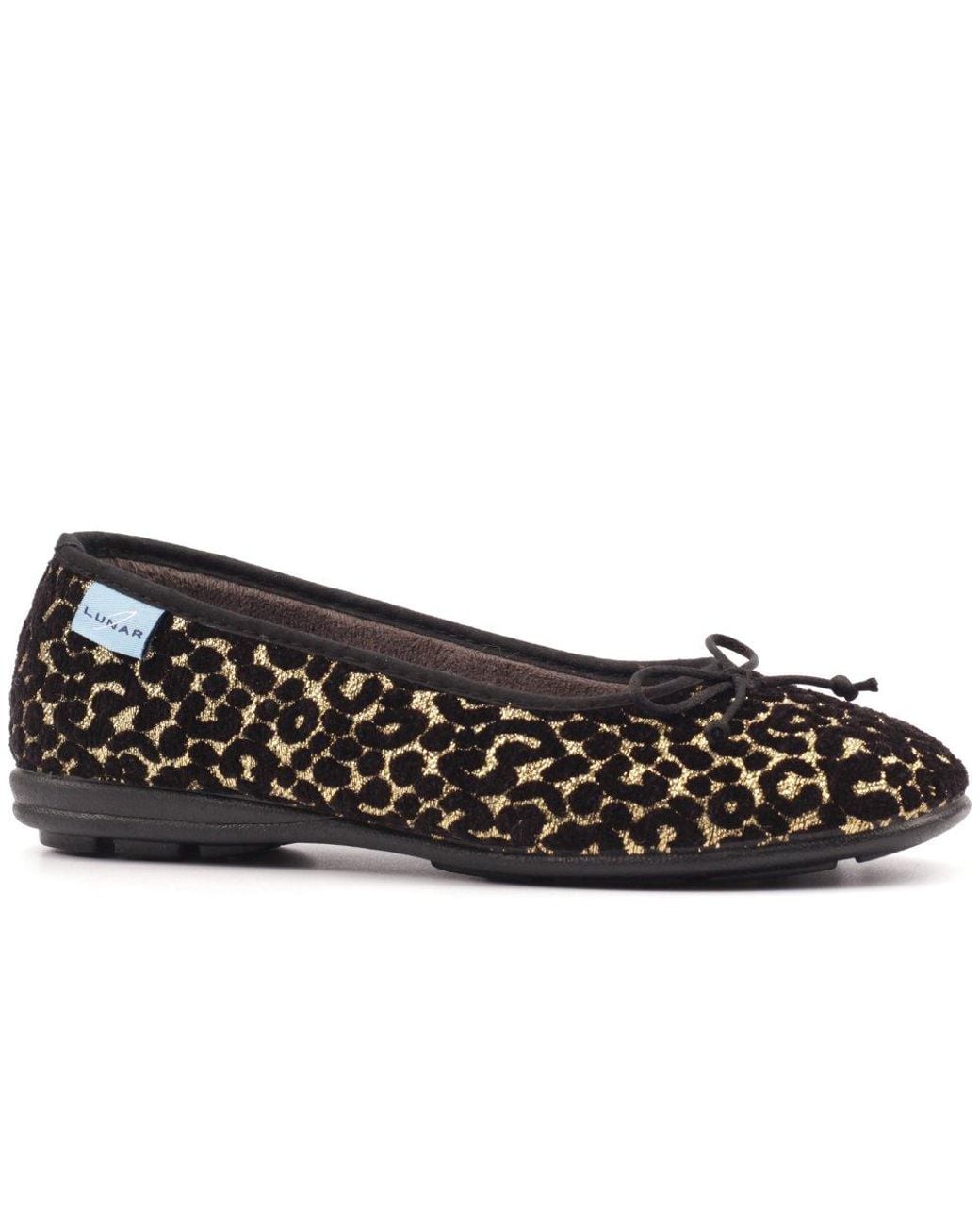Lunar Black Hetty Slippers