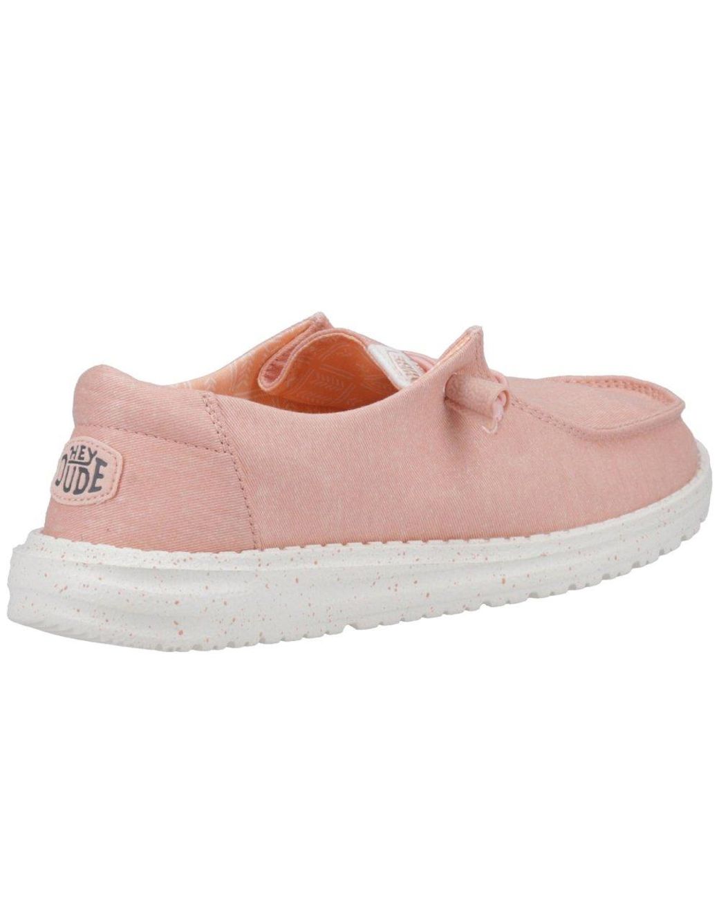 HeyDude Blue Wendy Canvas Shoes