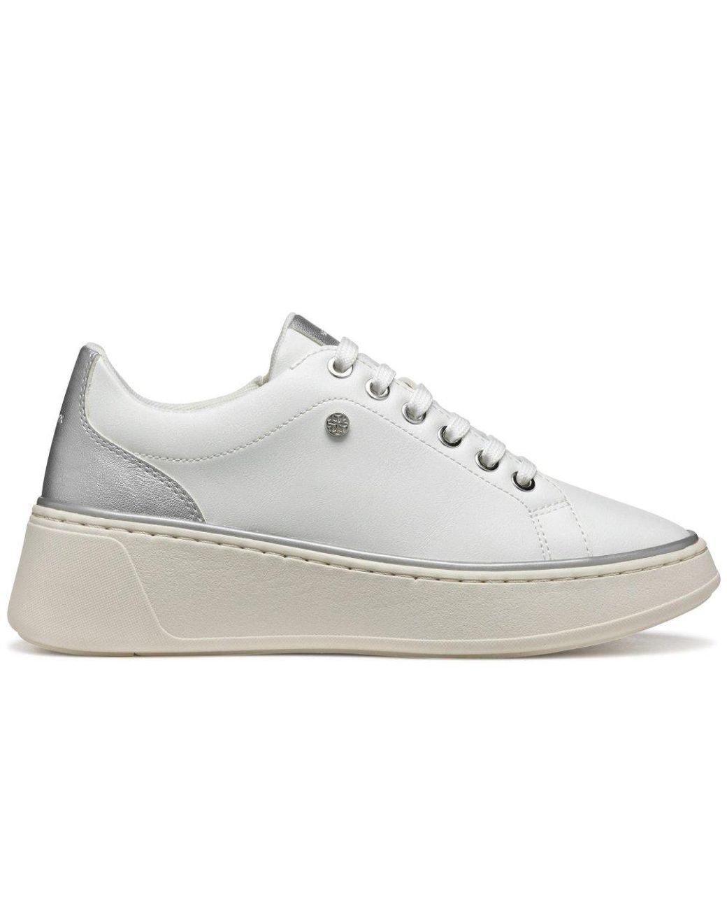 Geox White D Sunnetty Trainers