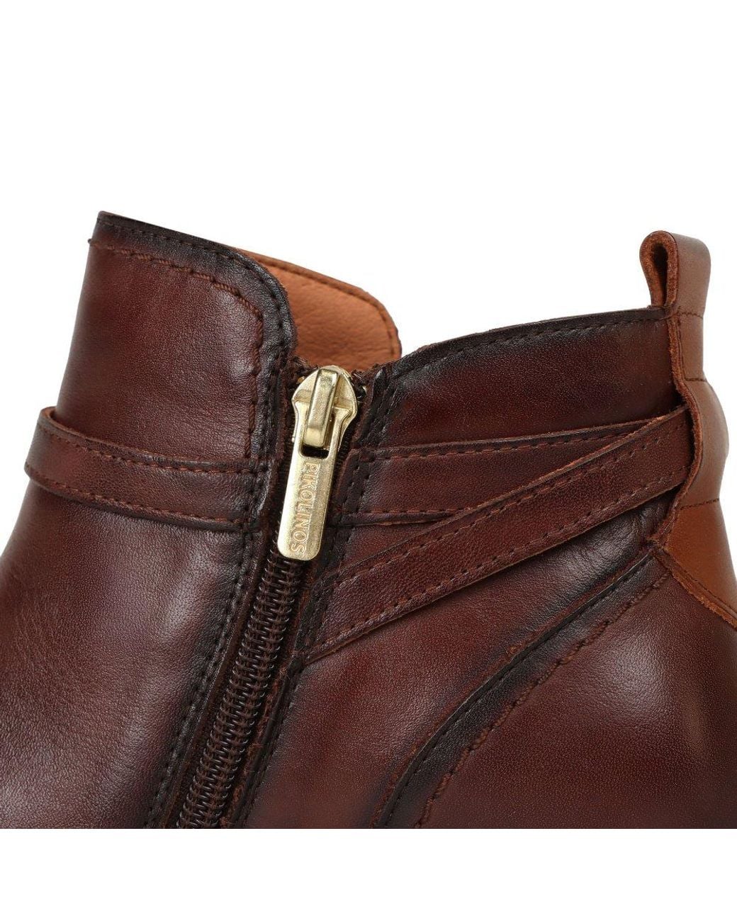 Pikolinos Brown Dixie Ankle Boots