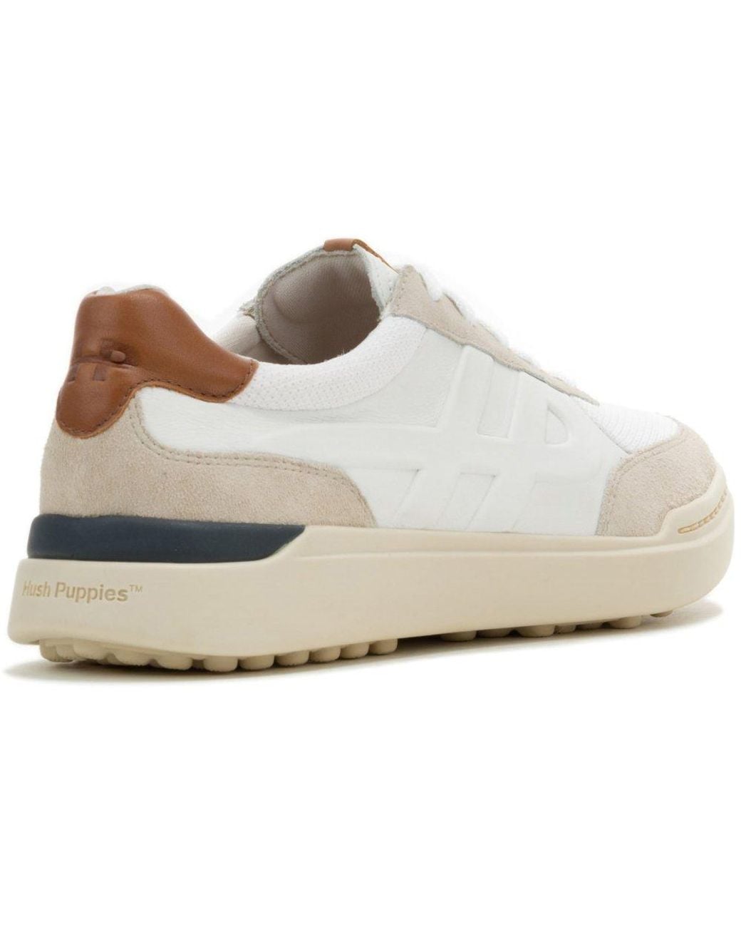 Hush Puppies White Wes Hp Trainers for men