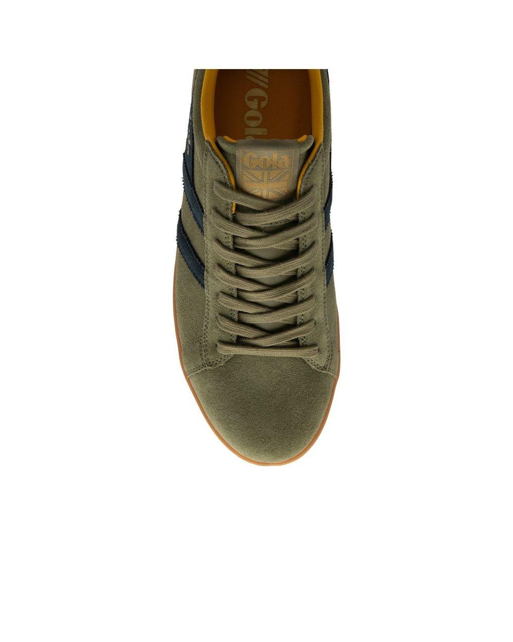 Gola Green Equipe Ii Suede Trainers for men