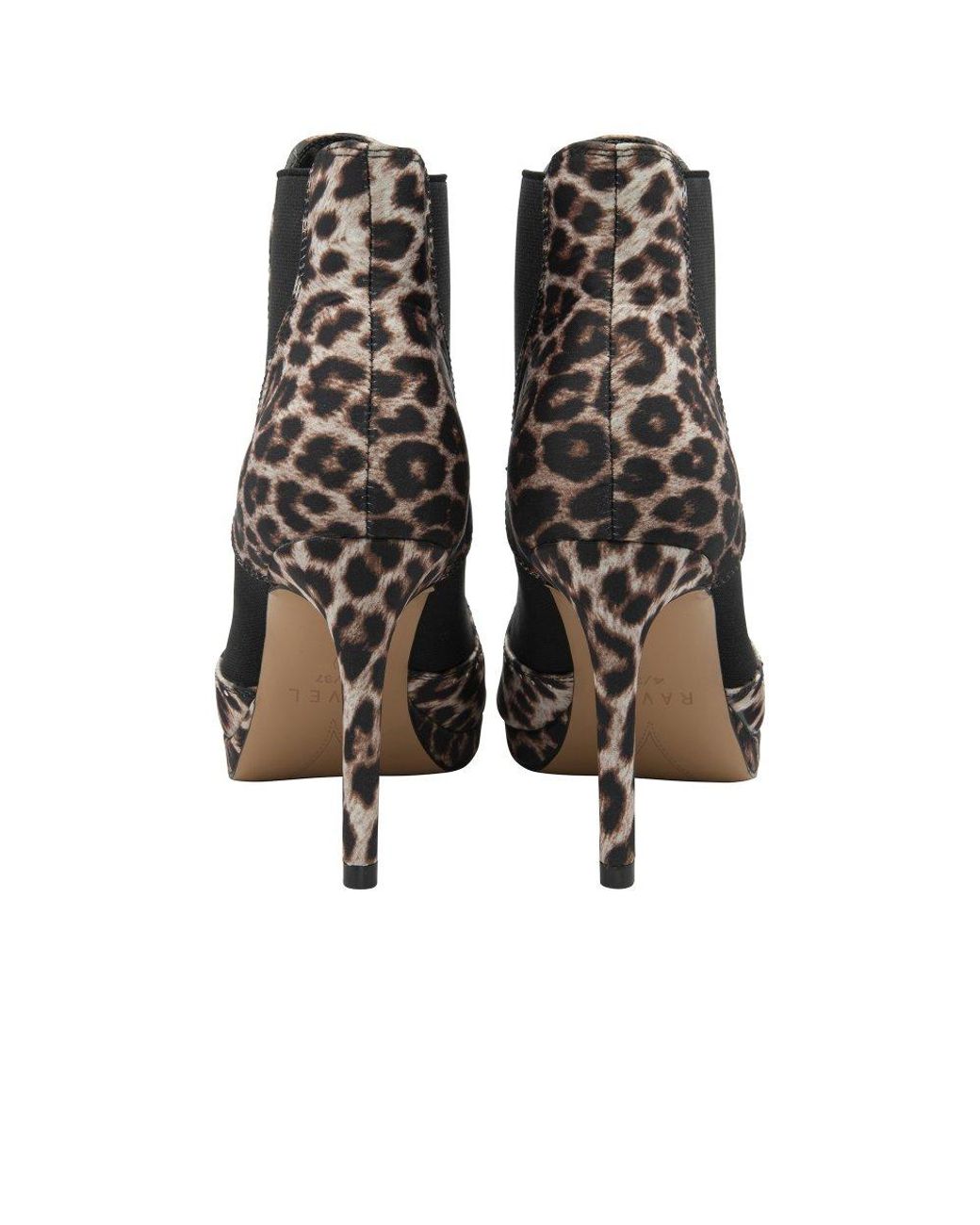 Ravel Black Polla High Heeled Ankle Boots