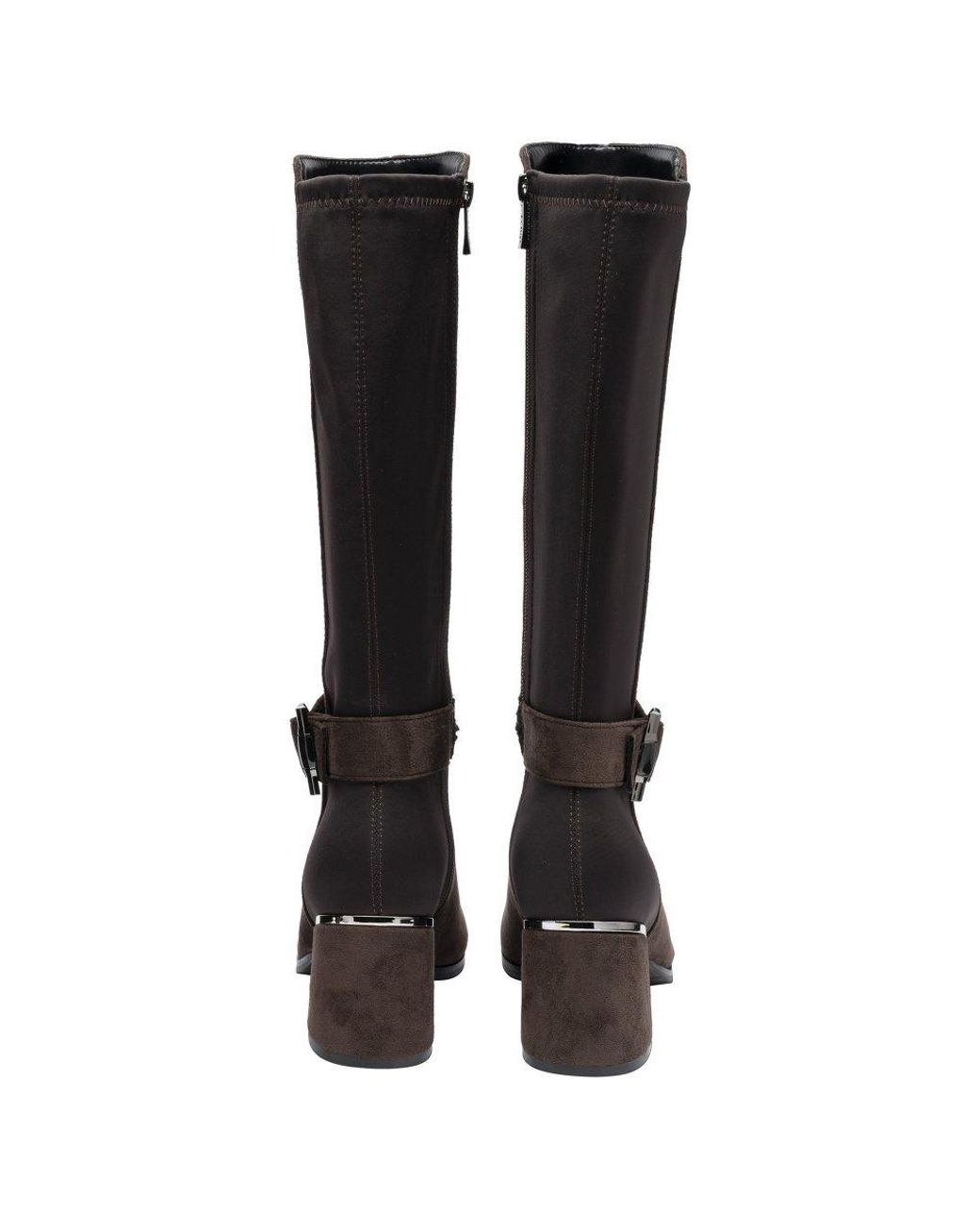 Lotus Black Palmer Knee High Boots