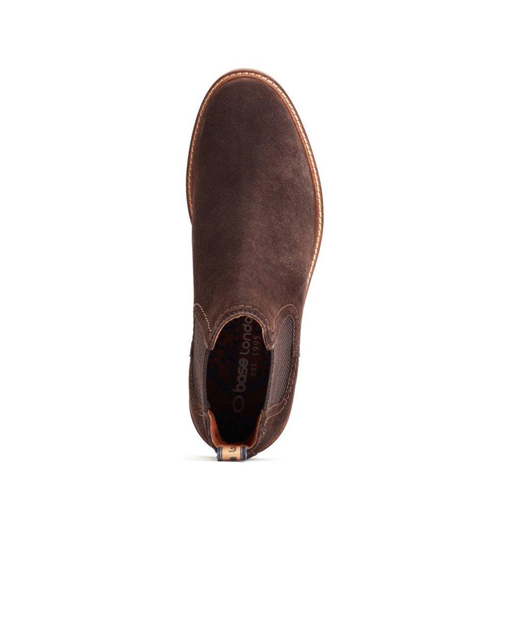 Base London Brown Portland Chelsea Boots for men