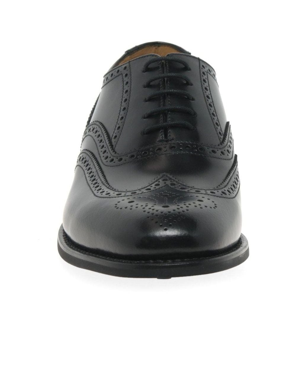 Loake Black 302B Formal Oxford Brogues for men
