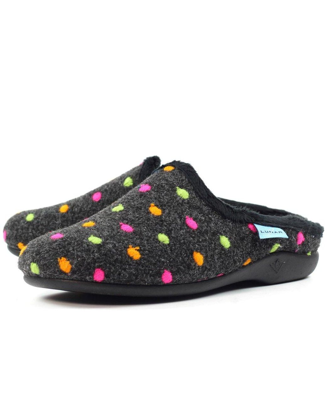 Lunar Blue Peanut Slippers